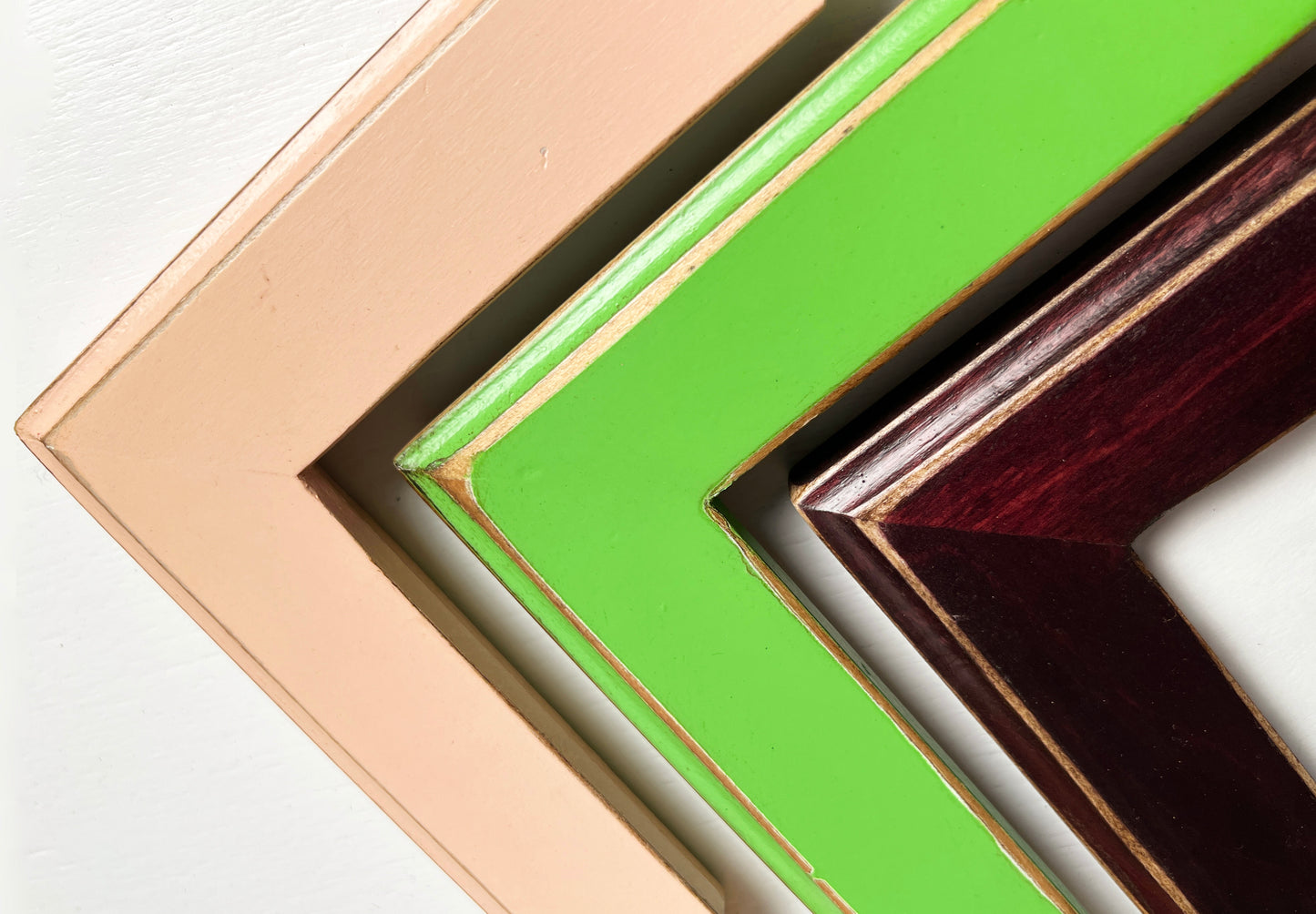 2x6" frame in 1.5 Outside Cove style - Choose your color - FREE SHIPPING