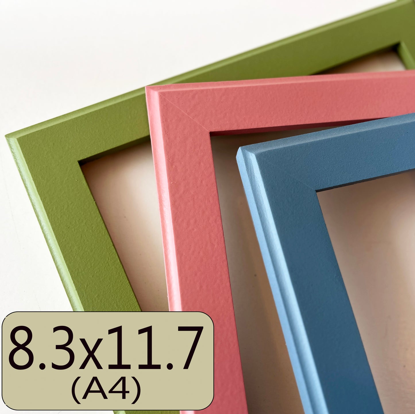 A4 8.3x11.7" frame in 1.5 Outside Cove style - Choose your color - FREE SHIPPING