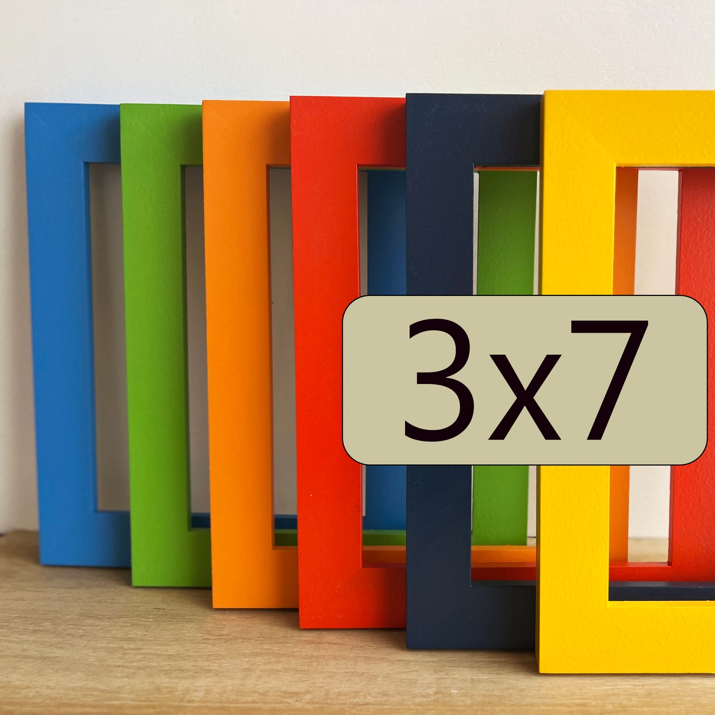 3x7" frame in 1.5 Standard style - Choose your color - FREE SHIPPING