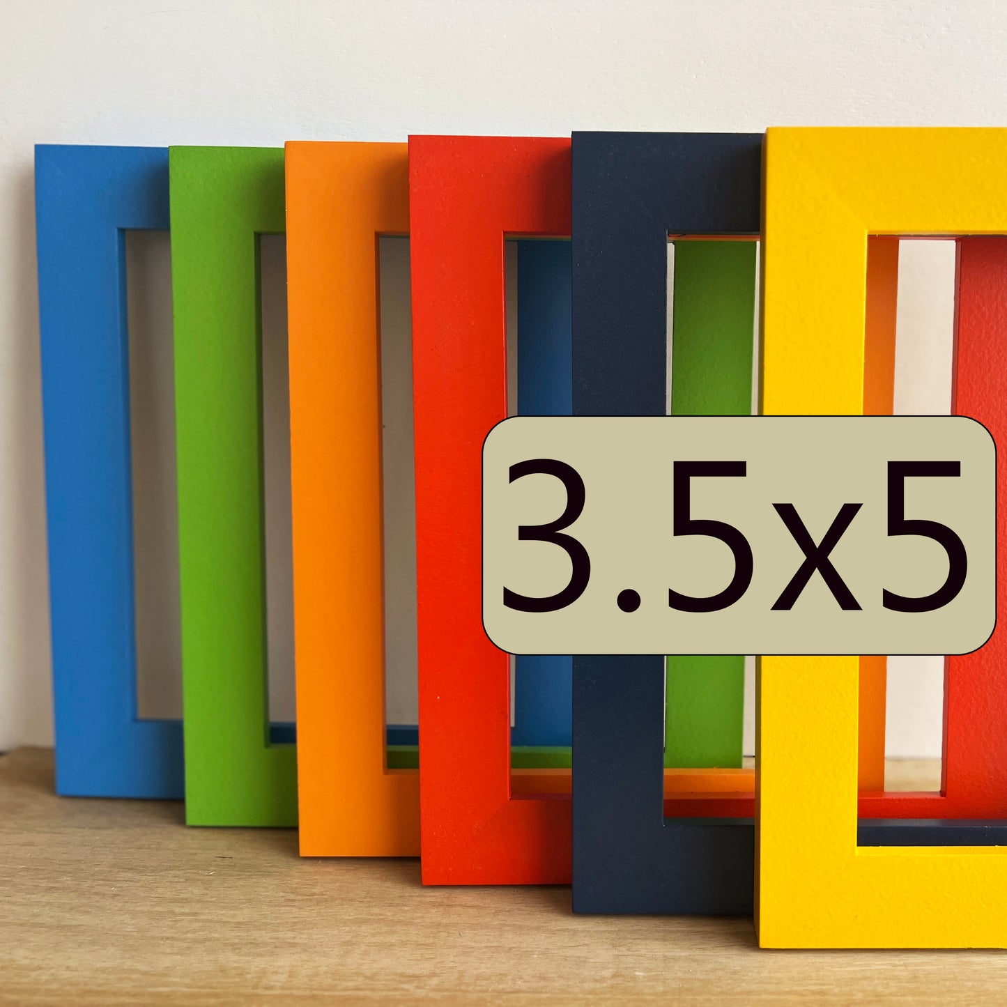 3.5x5" frame in 1.5 Standard style - Choose your color - FREE SHIPPING