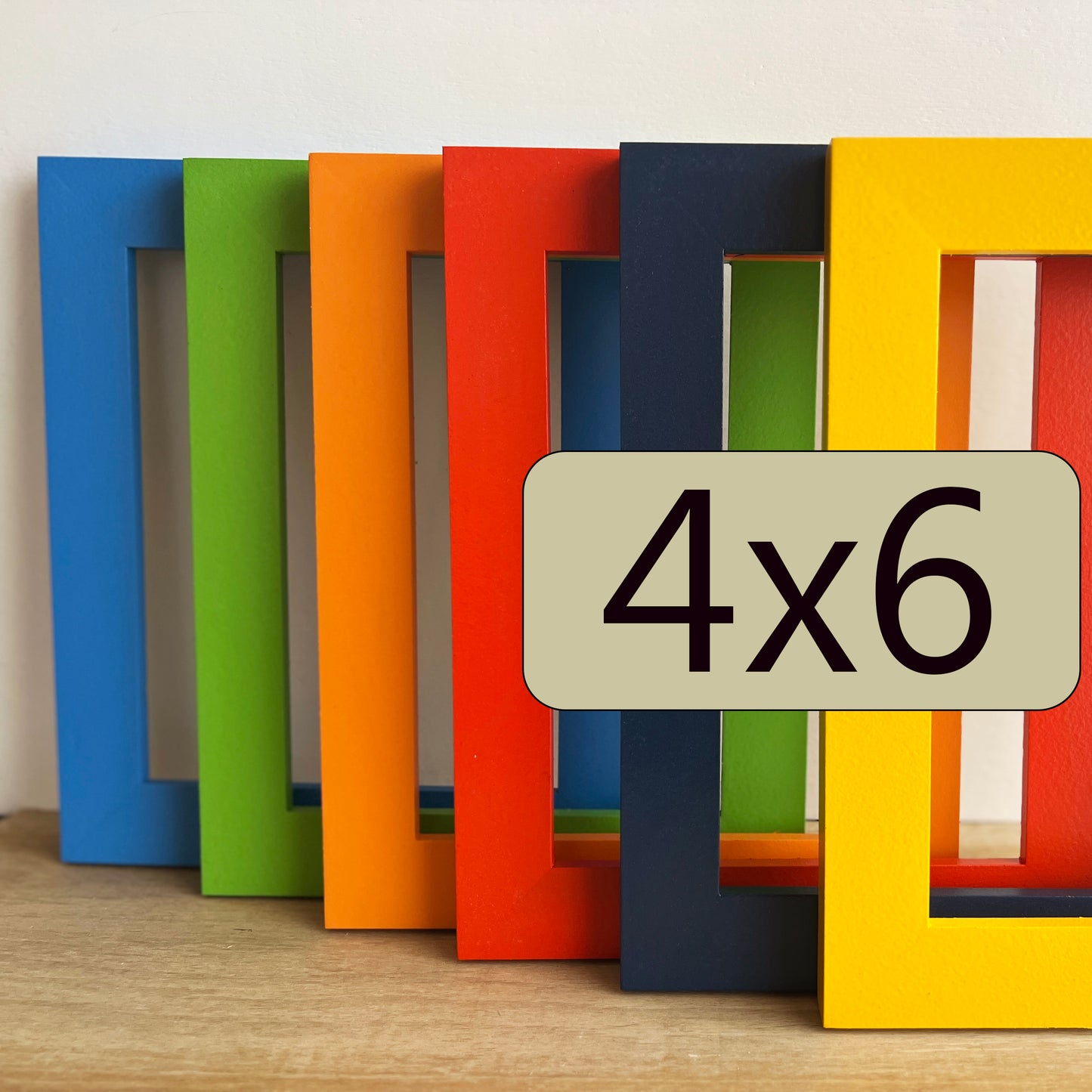 4x6" frame in 1.5 Standard style - Choose your color - FREE SHIPPING