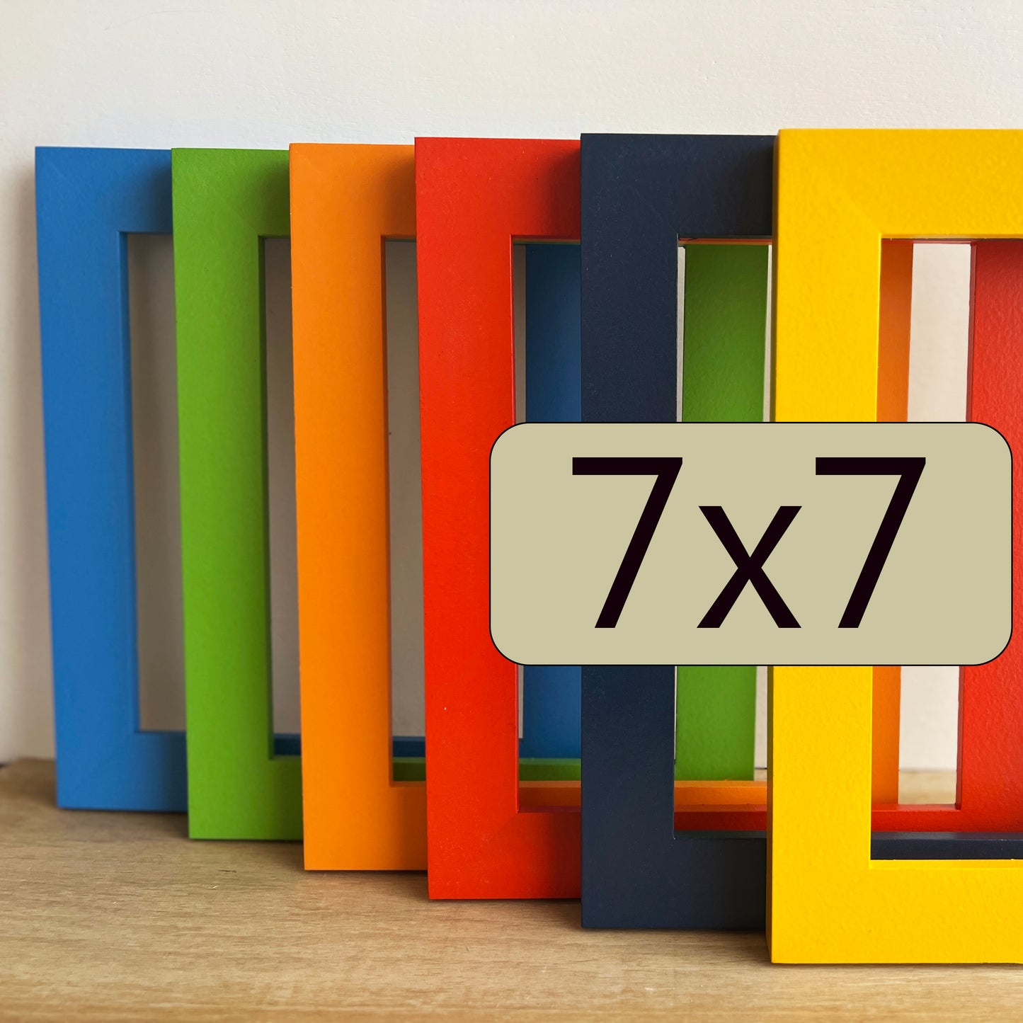 7x7" frame in 1.5 Standard style - Choose your color - FREE SHIPPING