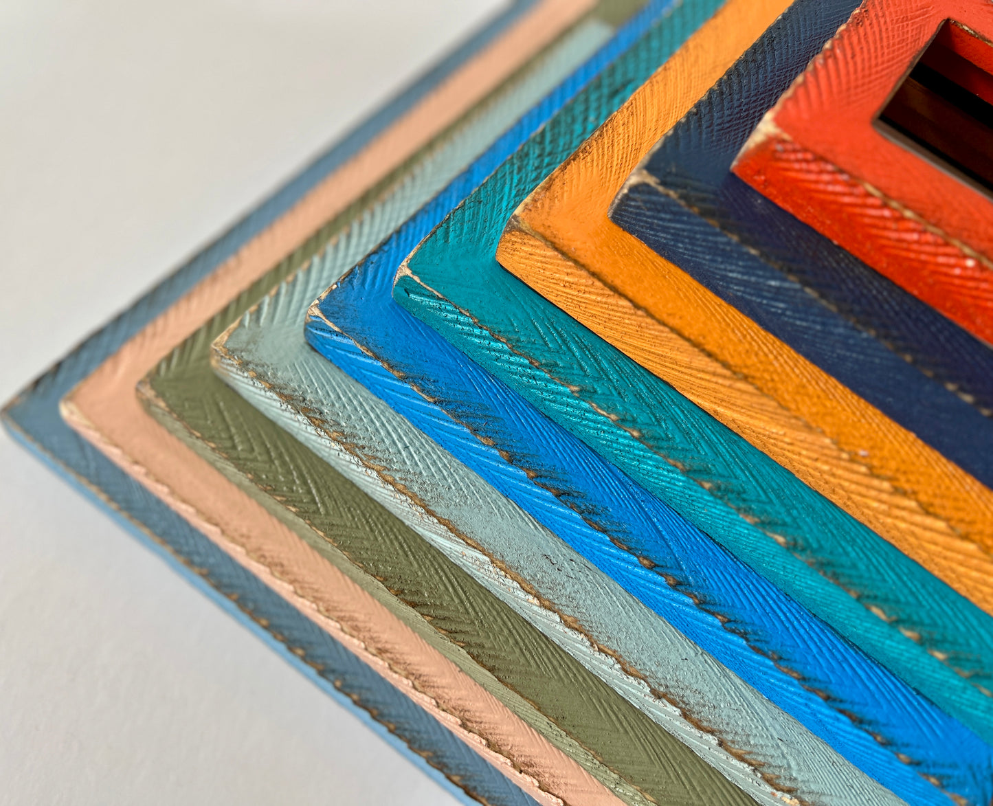 2x6" frame in 1x1 Roughsawn style - Choose your color - FREE SHIPPING