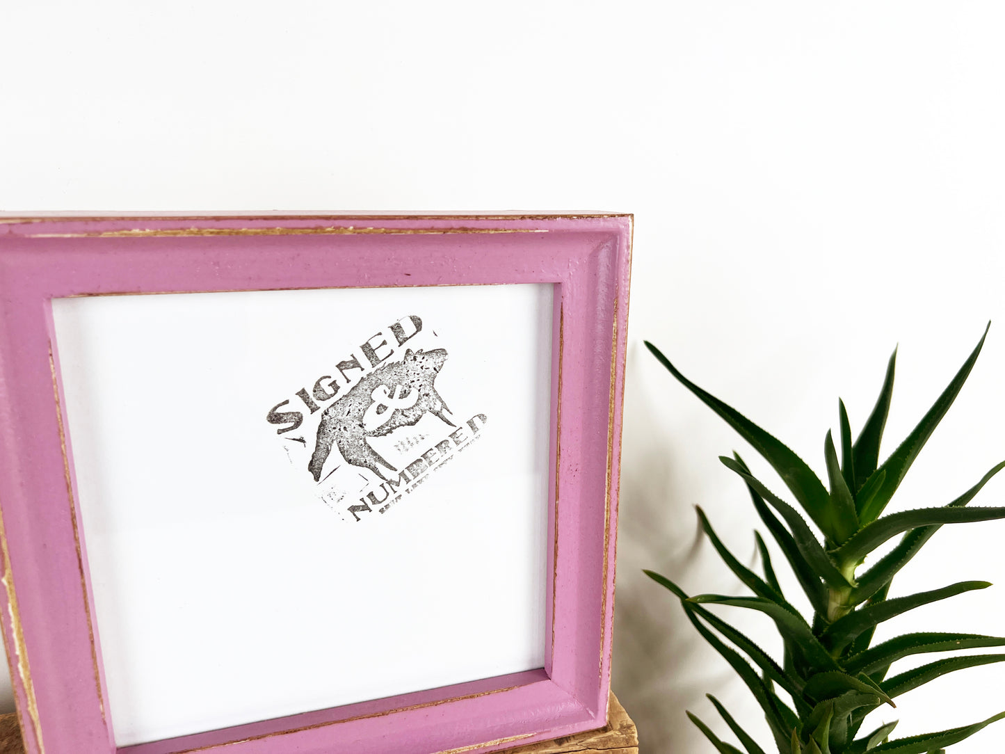 10x10" frame in Foxy Cove style - Choose your color - FREE SHIPPING