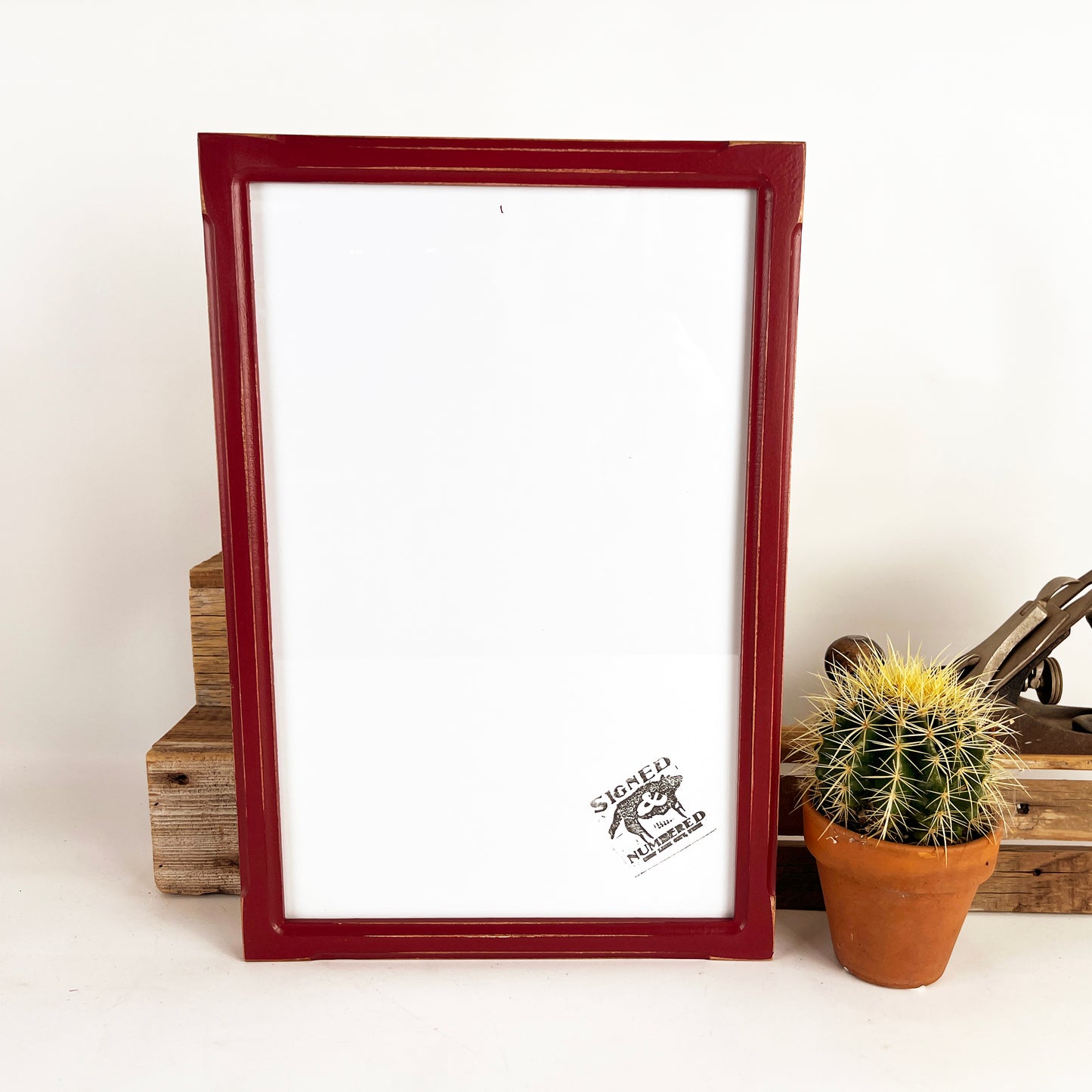 4x6" frame in 1x1 Shallow Bones style - Choose your color - FREE SHIPPING