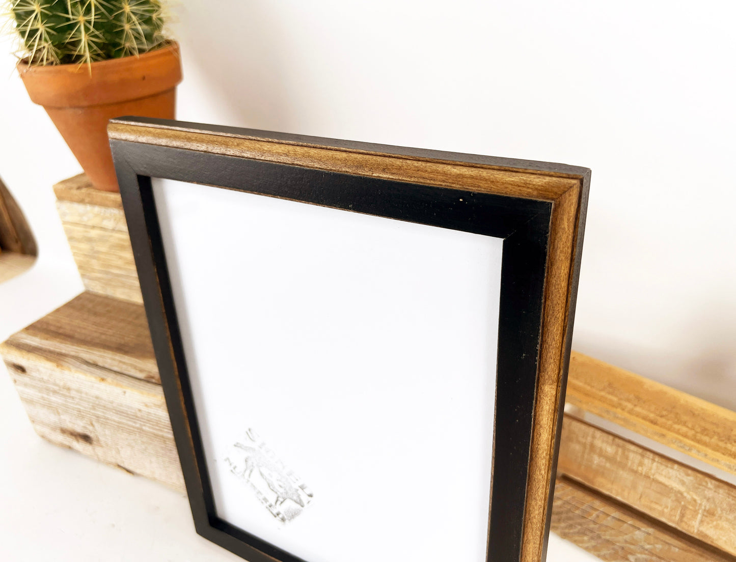 10x20" frame in 1x1 2Tone style - Choose your color - FREE SHIPPING