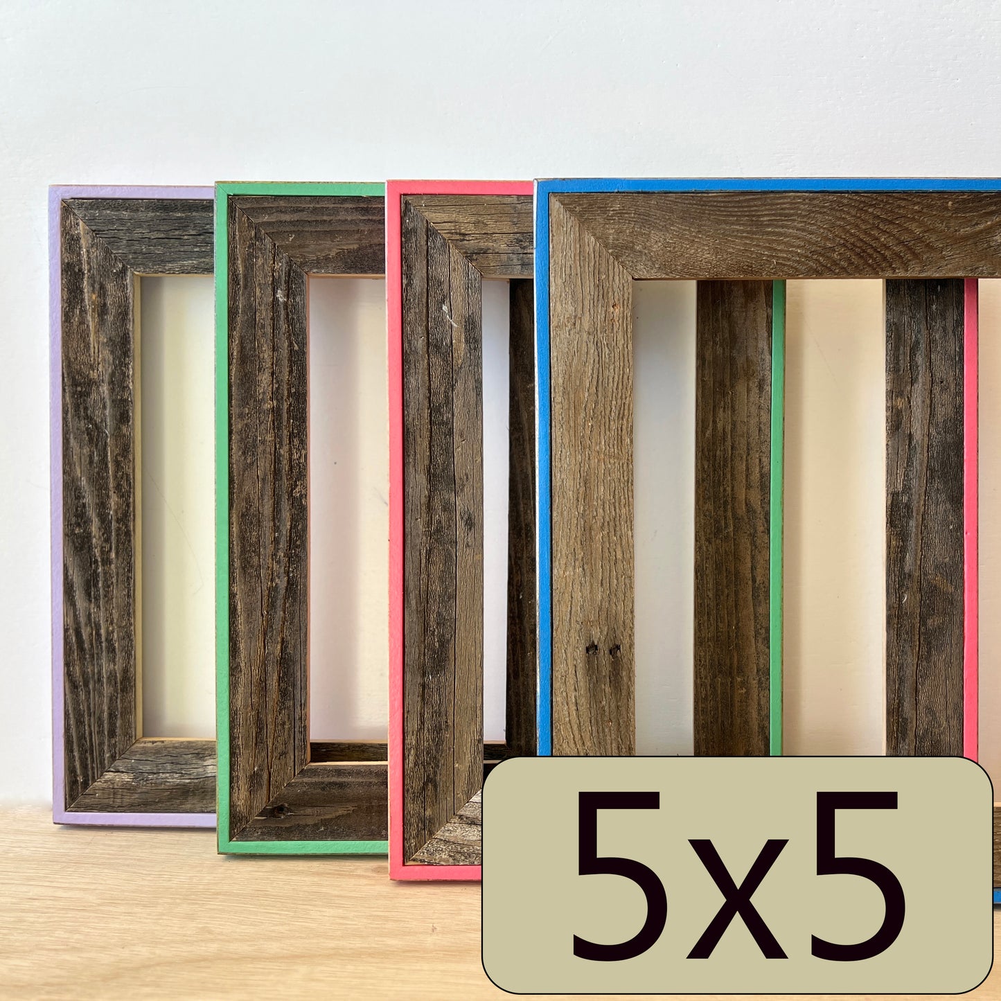 5x5" frame in Cassidy style - Choose your color - FREE SHIPPING