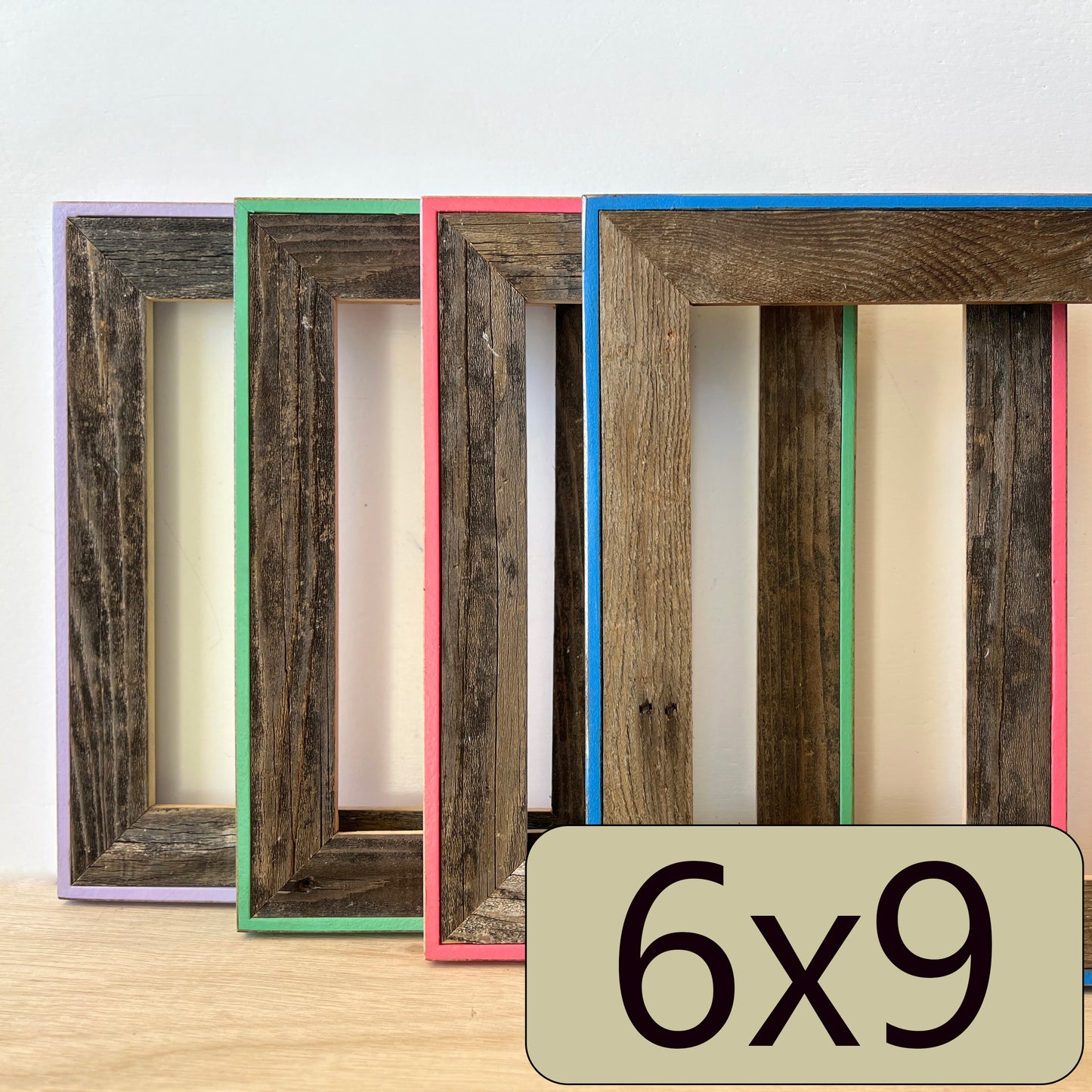 6x9" frame in Cassidy style - Choose your color - FREE SHIPPING