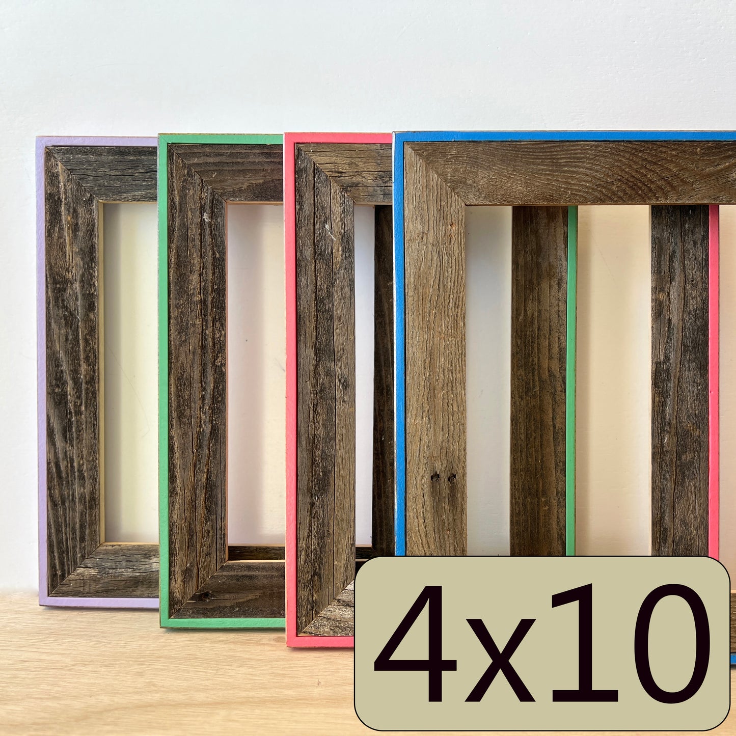 4x10" frame in Cassidy style - Choose your color - FREE SHIPPING
