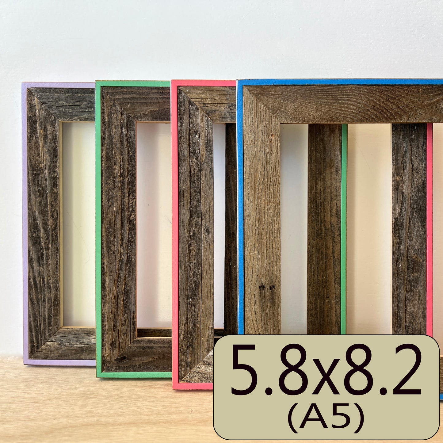 A5 5.8x8.2" frame in Cassidy style - Choose your color - FREE SHIPPING