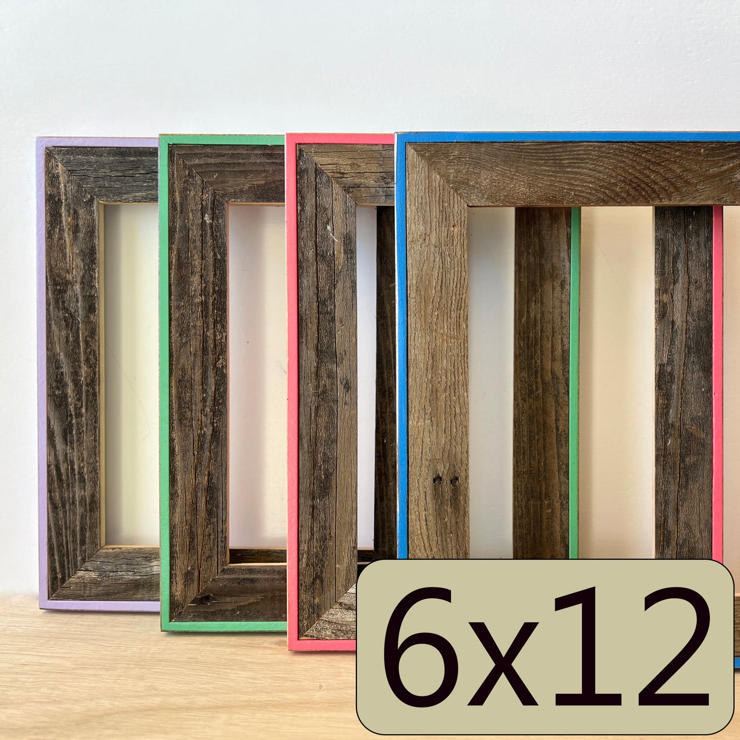 6x12" frame in Cassidy style - Choose your color - FREE SHIPPING
