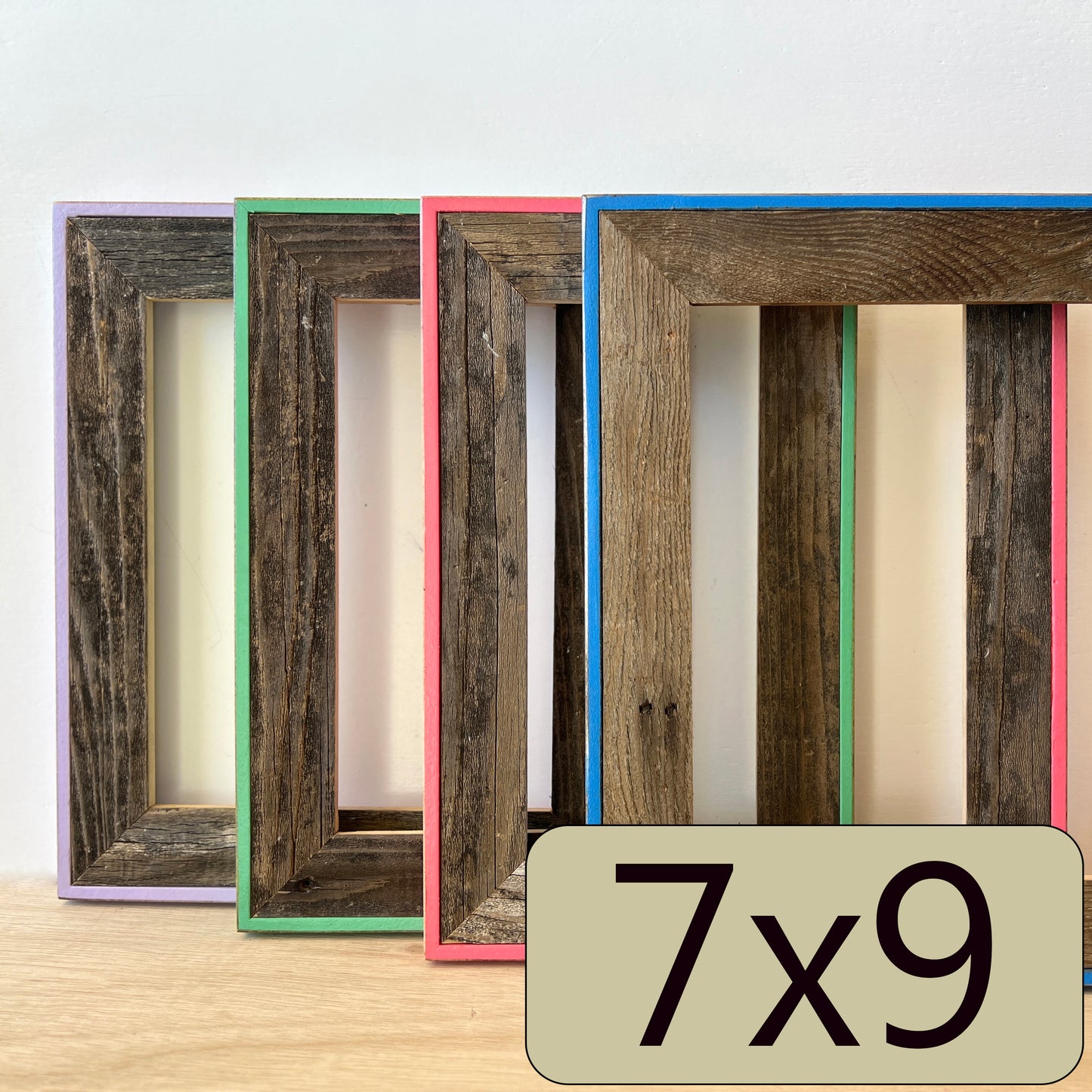 7x9" frame in Cassidy style - Choose your color - FREE SHIPPING