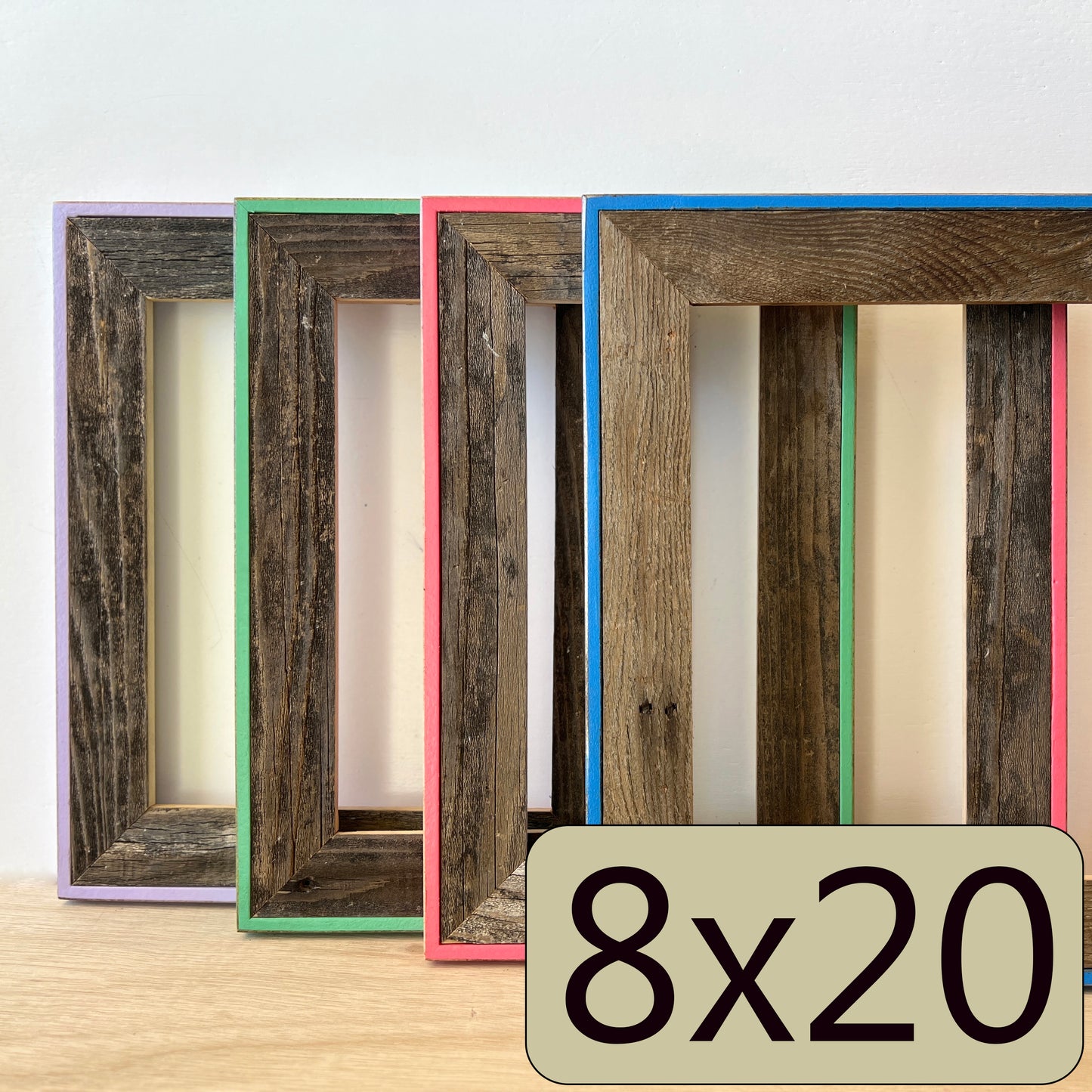8x20" frame in Cassidy style - Choose your color - FREE SHIPPING