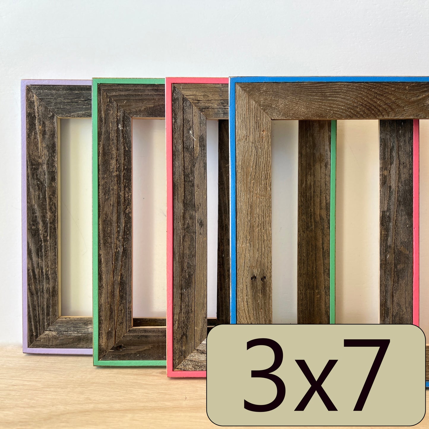 3x7" frame in Cassidy style - Choose your color - FREE SHIPPING