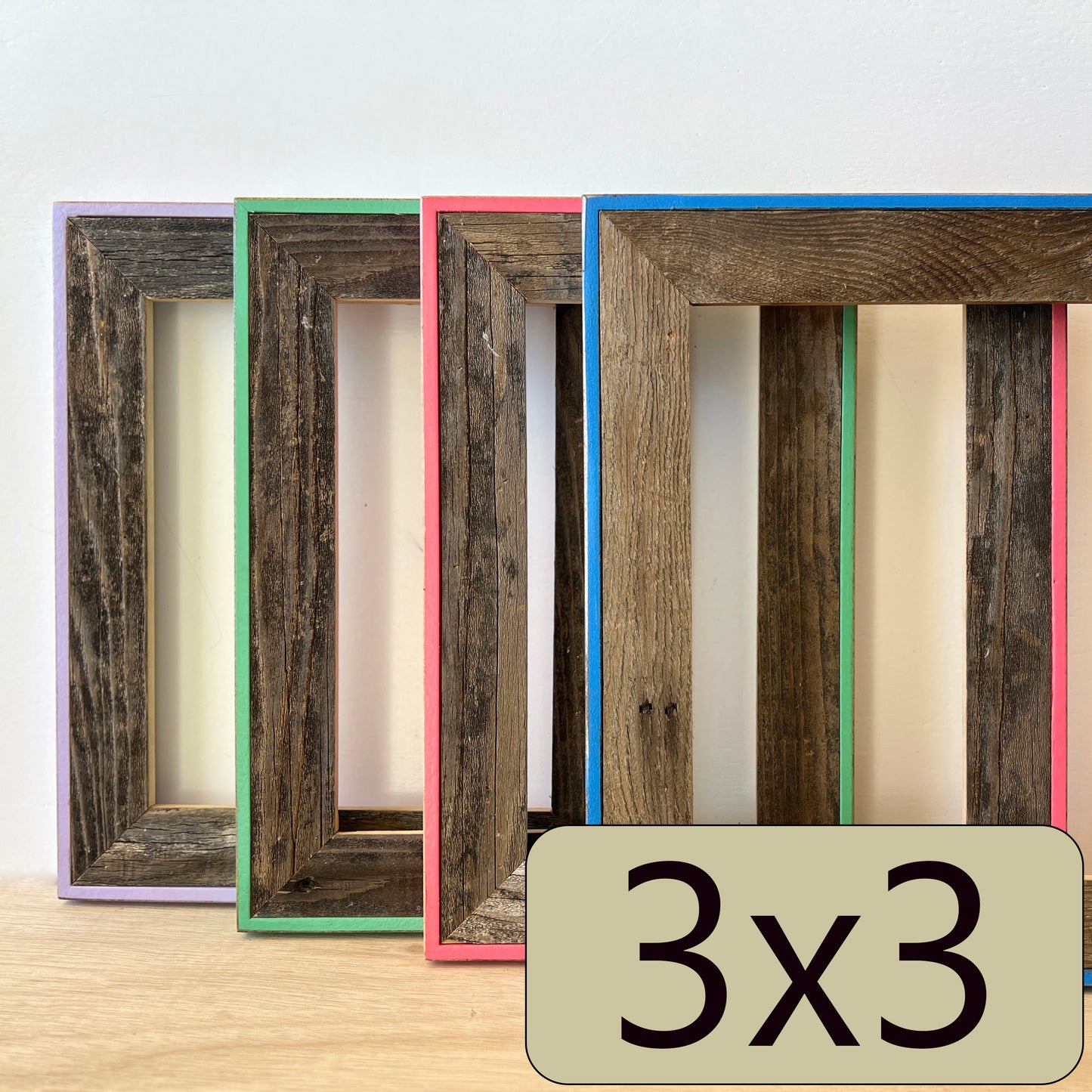 3x3" frame in Cassidy style - Choose your color - FREE SHIPPING