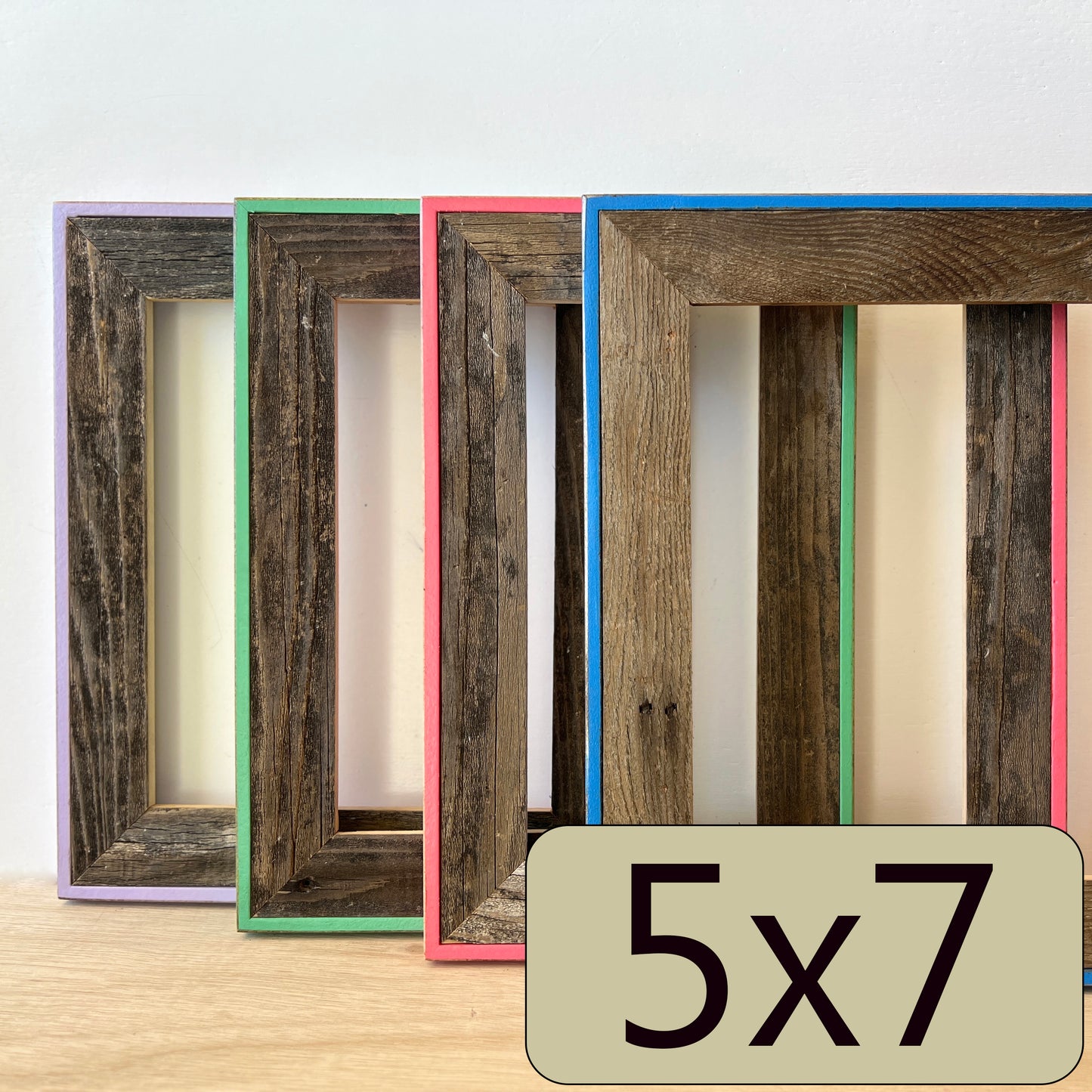 5x7" frame in Cassidy style - Choose your color - FREE SHIPPING