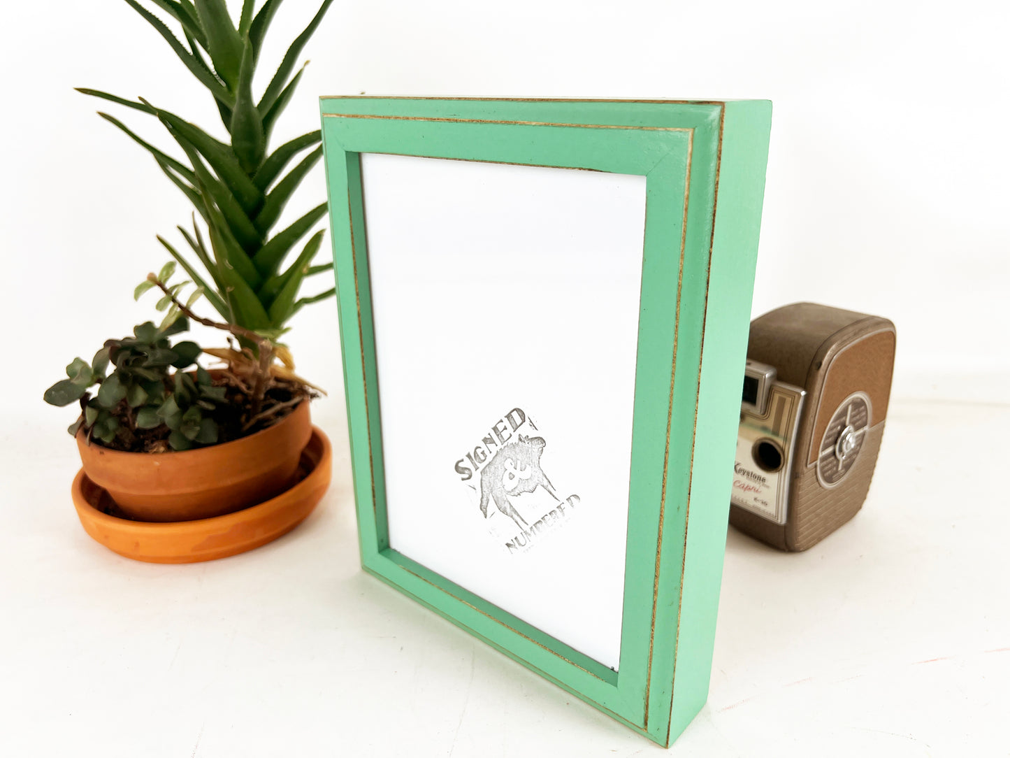 4x8" frame in Deep Outside Cove style - Choose your color - FREE SHIPPING