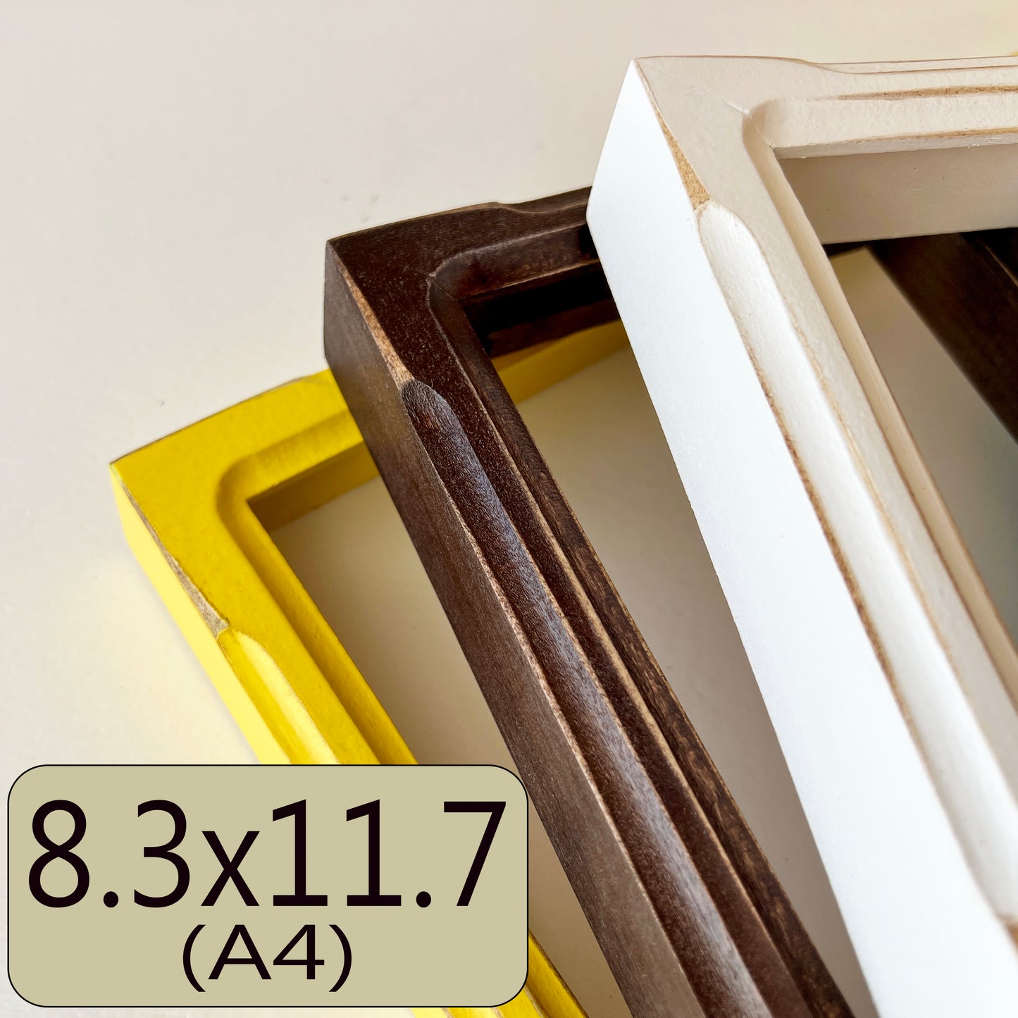 A4 8.3x11.7" frame in Deep Bones style - Choose your color - FREE SHIPPING