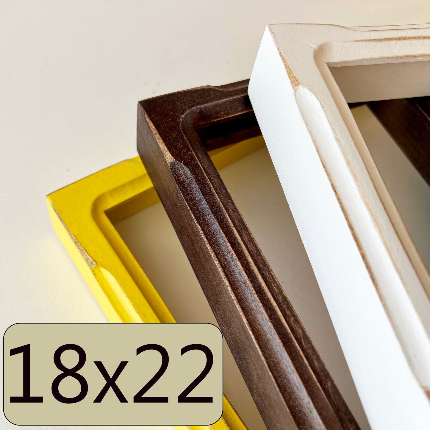 18x22" frame in Deep Bones style - Choose your color - FREE SHIPPING