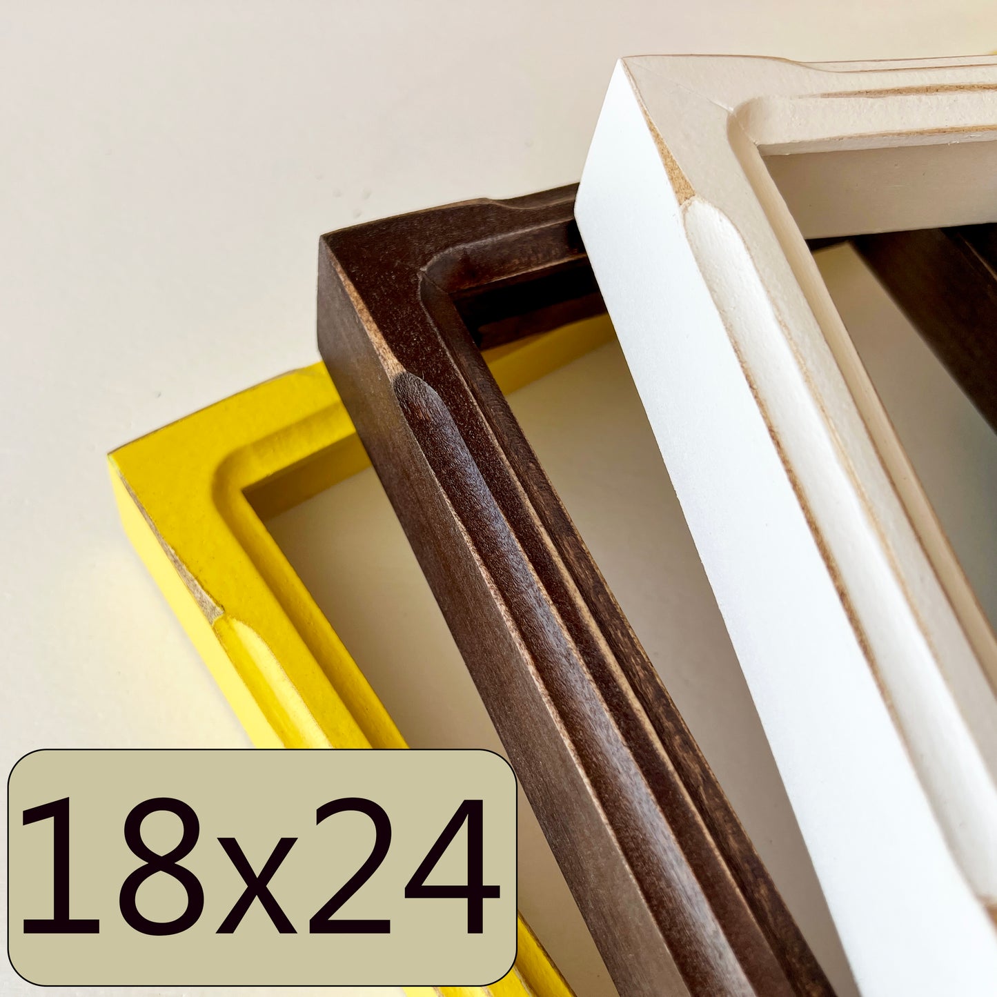 18x24" frame in Deep Bones style - Choose your color - FREE SHIPPING