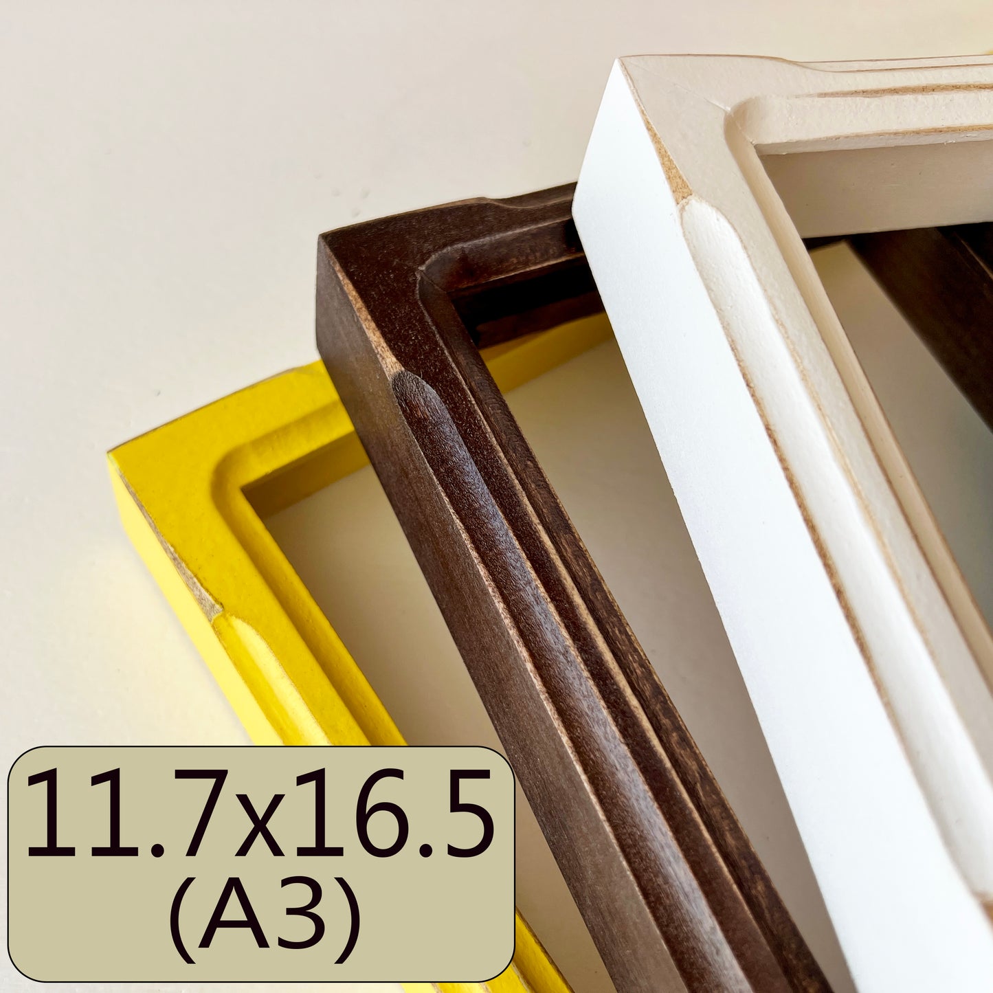 A3 11.7x16.5" frame in Deep Bones style - Choose your color - FREE SHIPPING