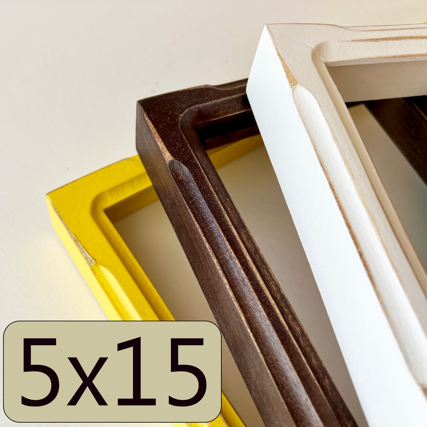 5x15" frame in Deep Bones style - Choose your color - FREE SHIPPING
