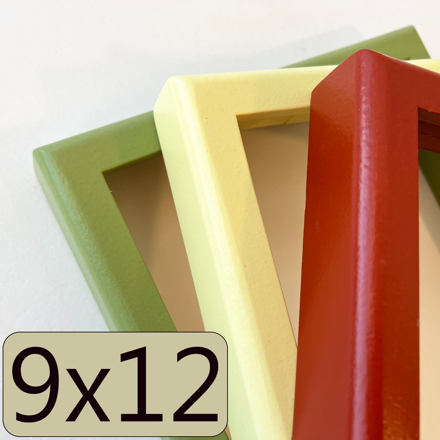 9x12" frame in Deep Rounded style - Choose your color - FREE SHIPPING