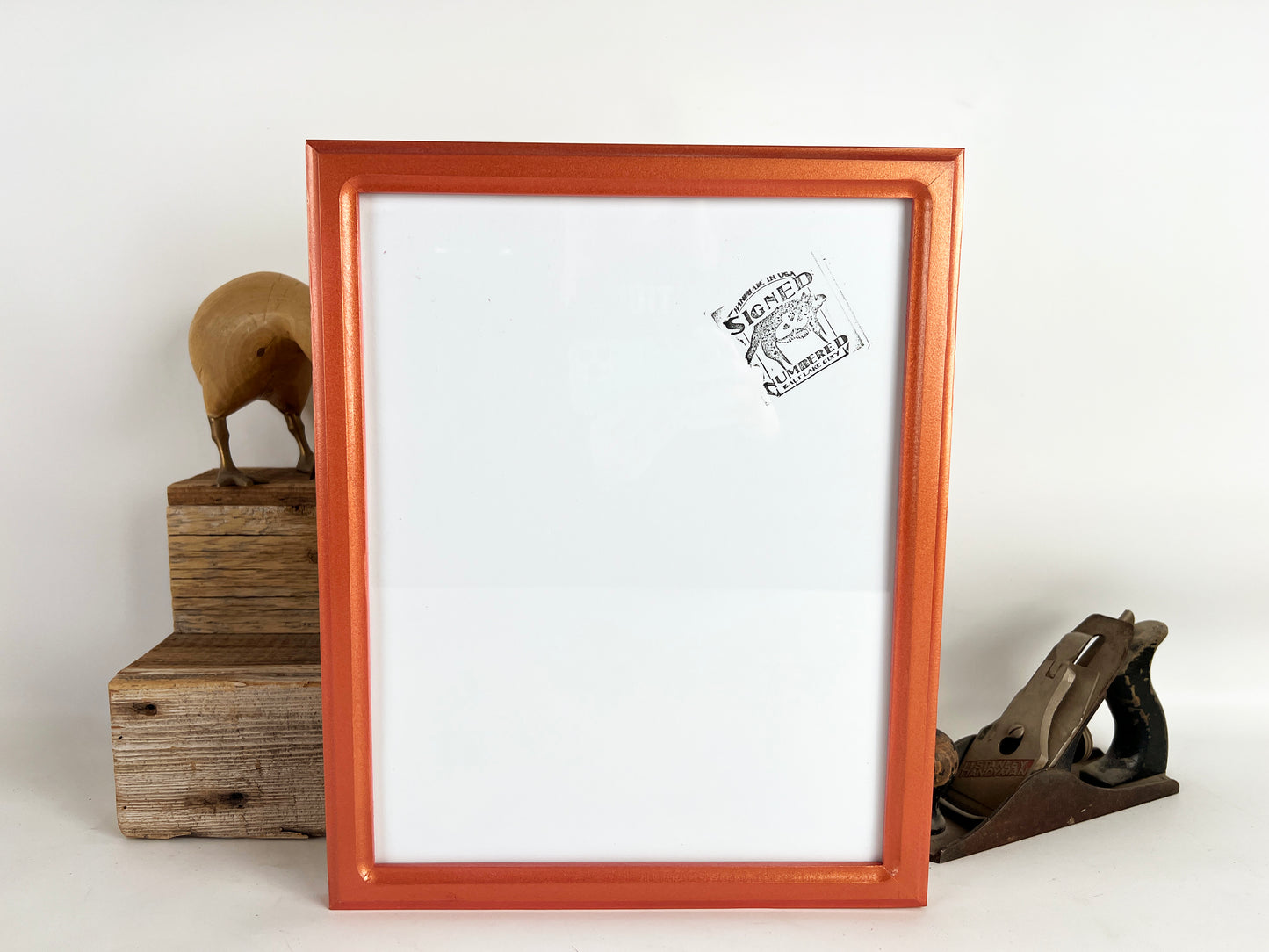 4x6" frame in 1x1 Double Cove style - Choose your color - FREE SHIPPING