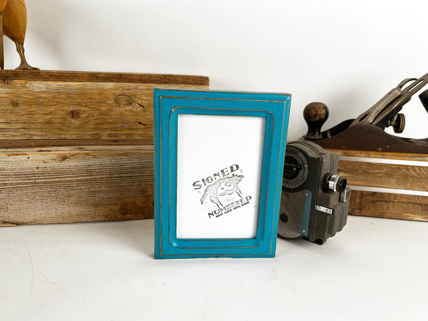 7x9" frame in 1x1 Double Cove style - Choose your color - FREE SHIPPING