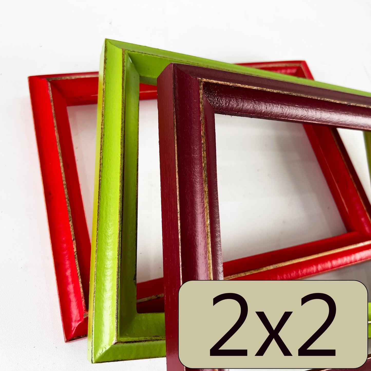 2x2" frame in King's Peak style - Choose your color - FREE SHIPPING