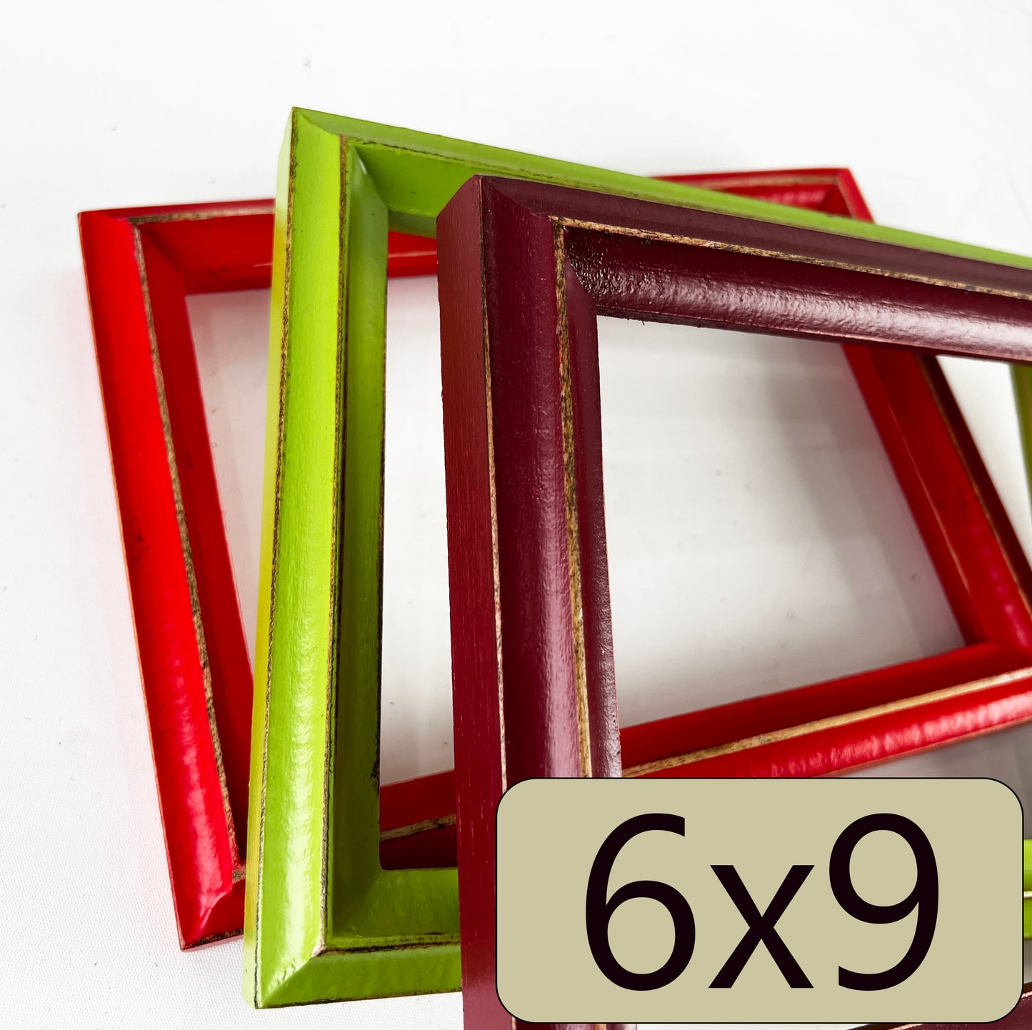 6x9" frame in King's Peak style - Choose your color - FREE SHIPPING