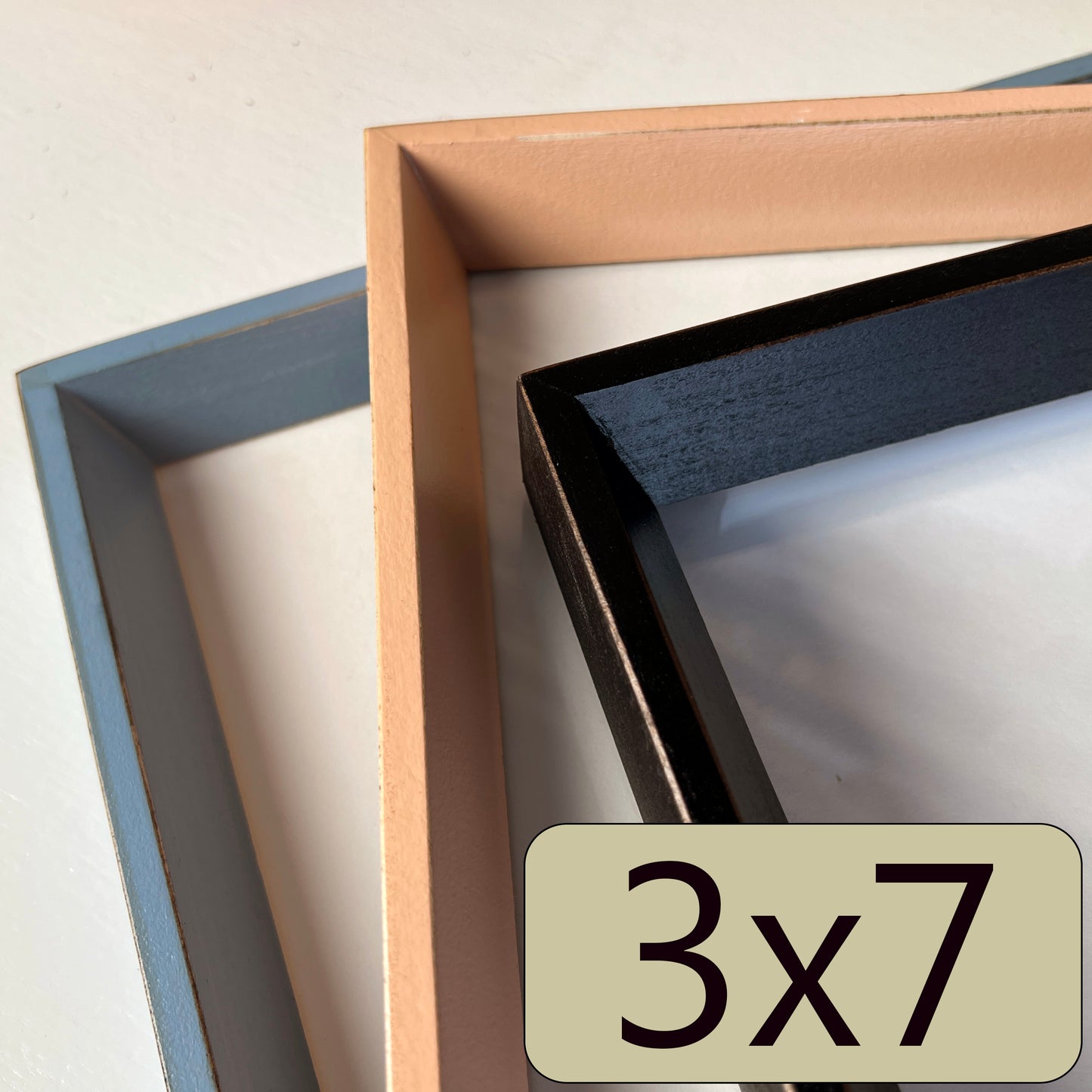 3x7" frame in Park Slope style - Choose your color - FREE SHIPPING