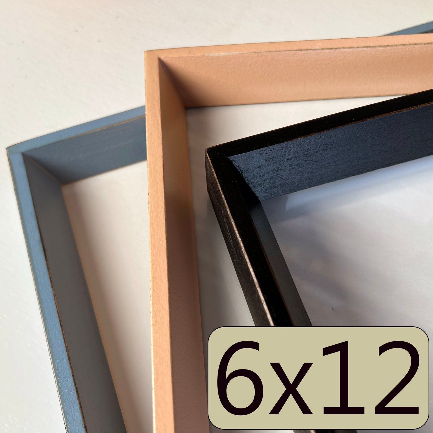 6x12" frame in Park Slope style - Choose your color - FREE SHIPPING