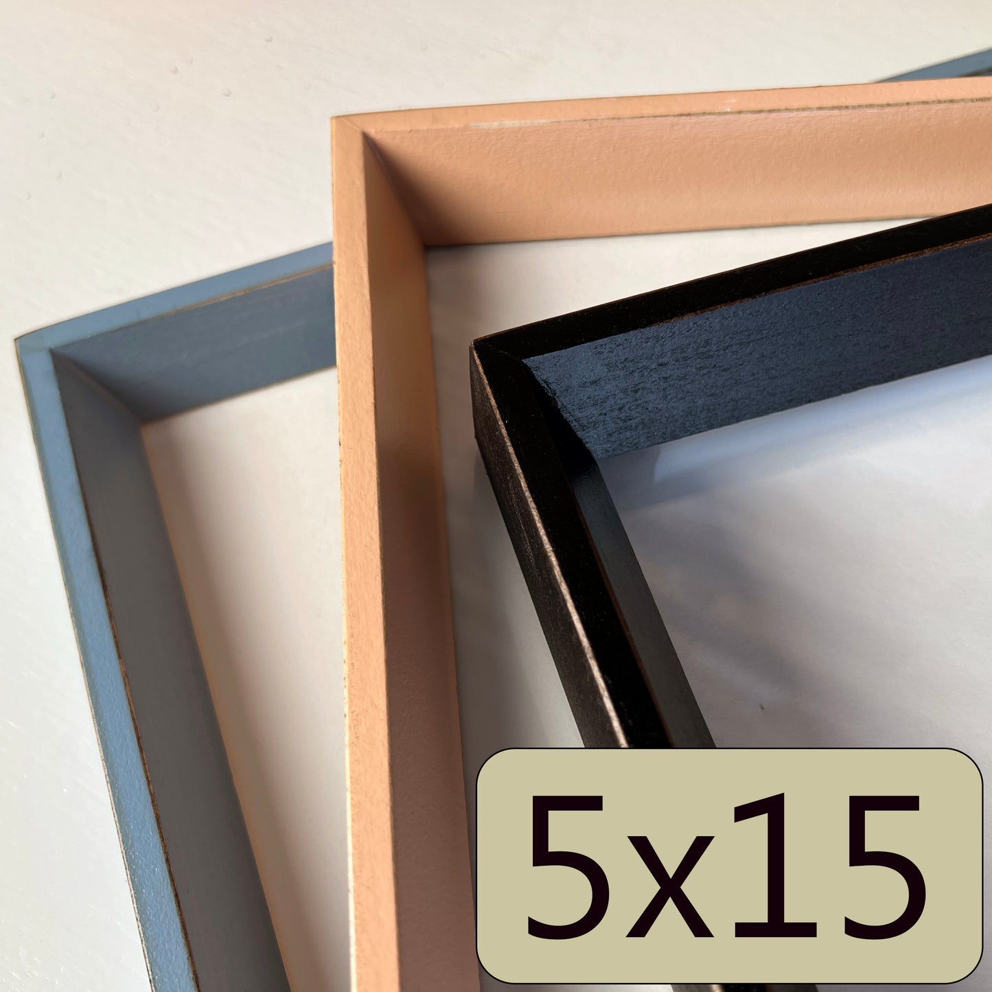 5x15" frame in Park Slope style - Choose your color - FREE SHIPPING