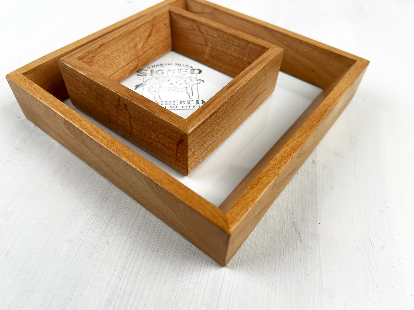 Solid Alder Picture Frame in Park Slope Hardwood Molding- Choose Your Size - Ships Right Away!