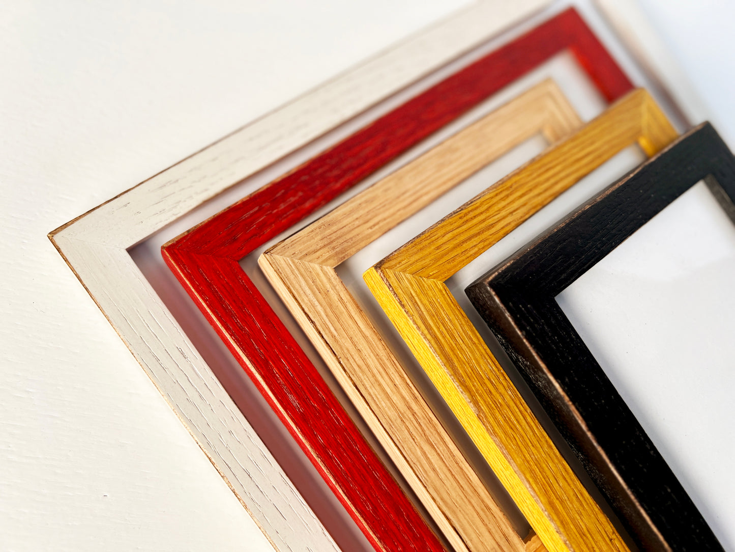 2x2" frame in Peewee Oak style - Choose your color - FREE SHIPPING