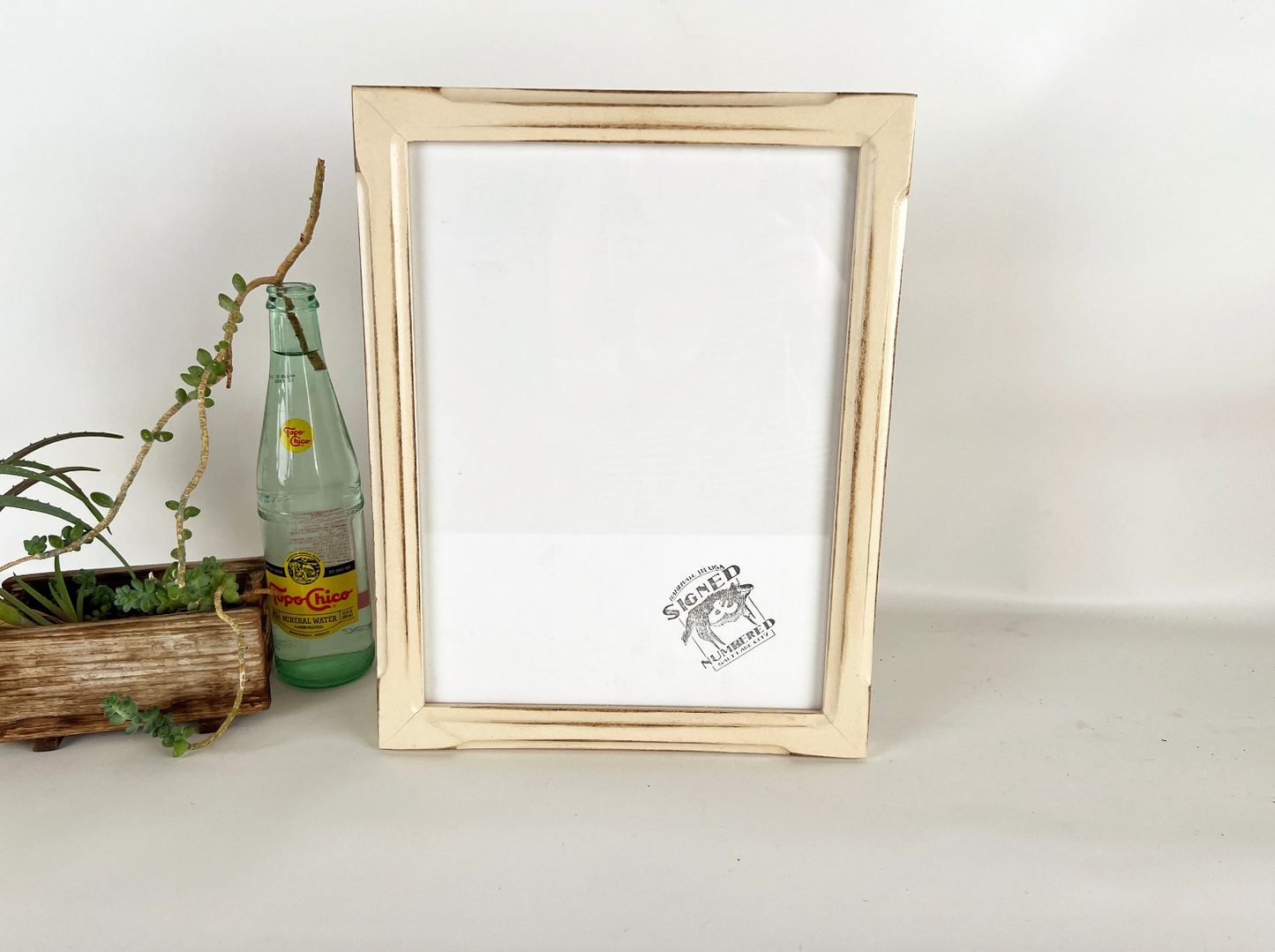 9x12" frame in 1x1 Shallow Bones style - Choose your color - FREE SHIPPING