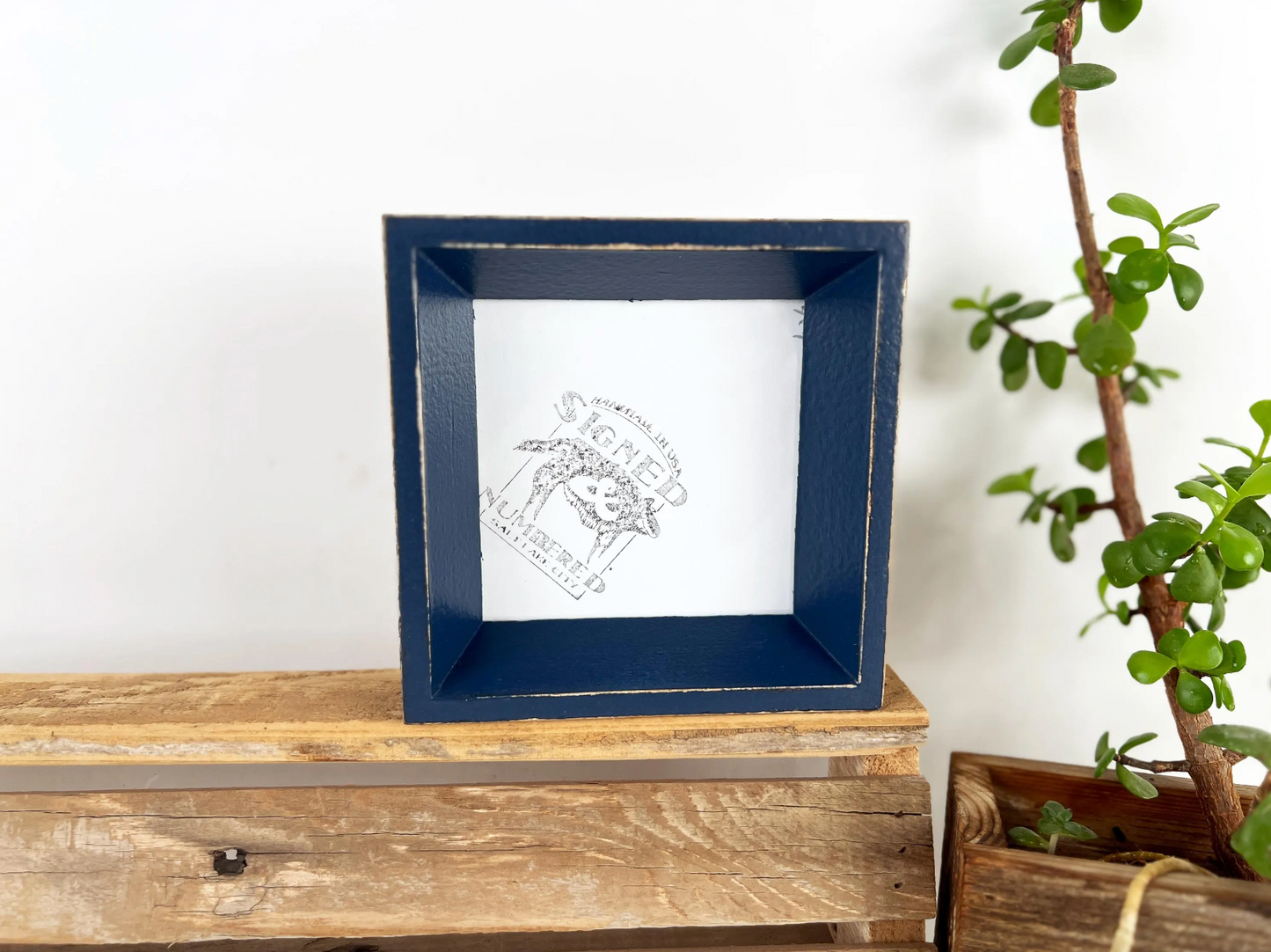 4x4" frame in Park Slope style - Choose your color - FREE SHIPPING