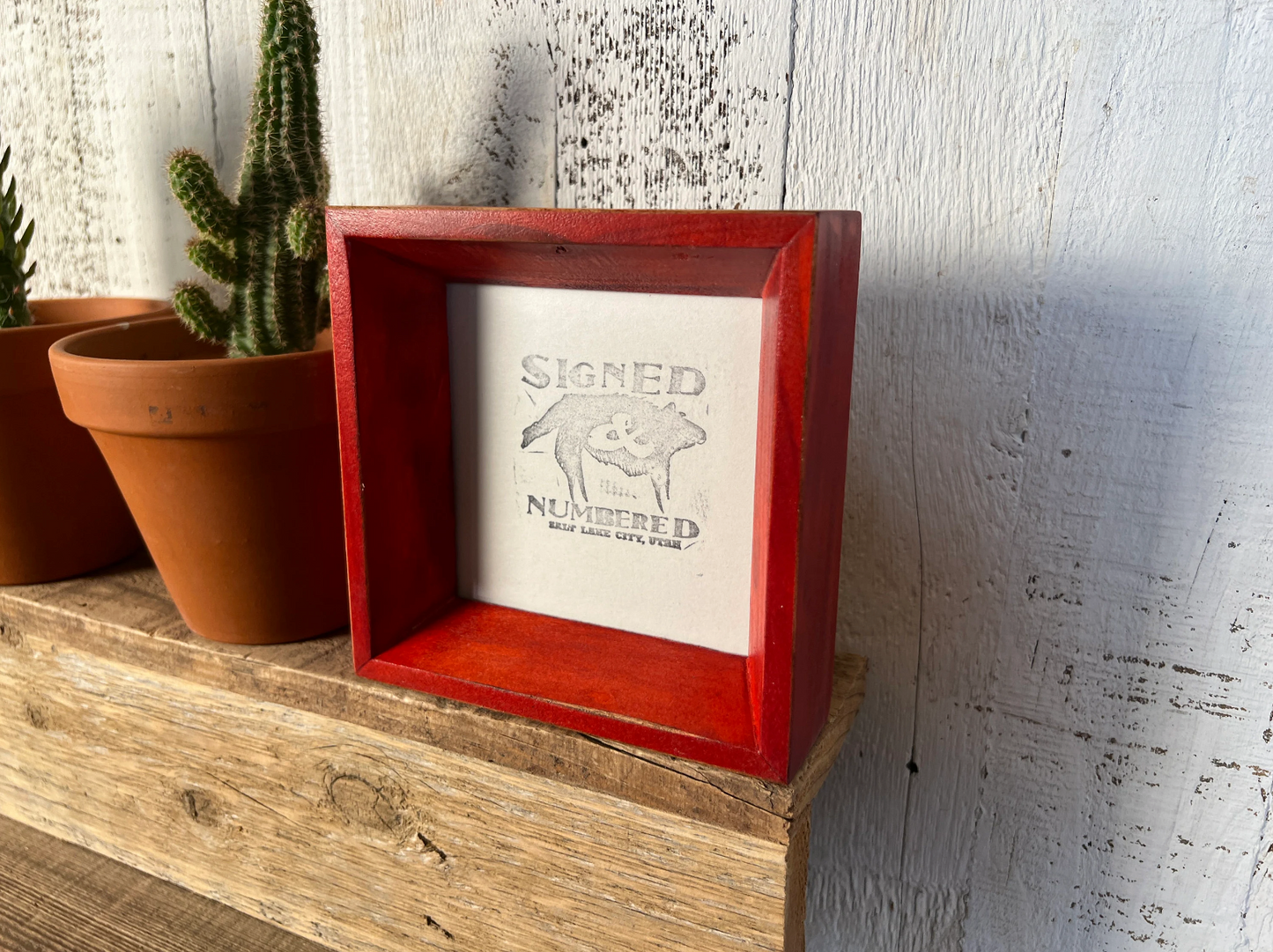 4x4" frame in Park Slope style - Choose your color - FREE SHIPPING