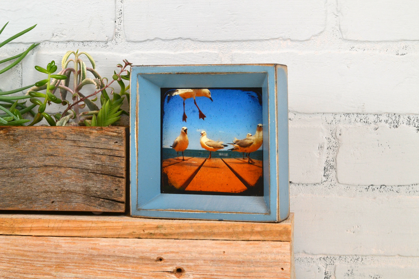 4x4" frame in Park Slope style - Choose your color - FREE SHIPPING