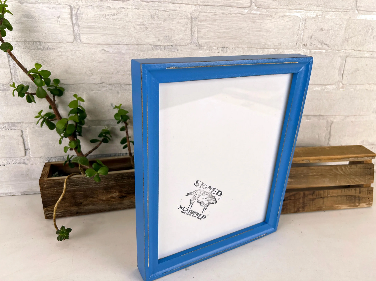 6x8" frame in Foxy Cove style - Choose your color - FREE SHIPPING