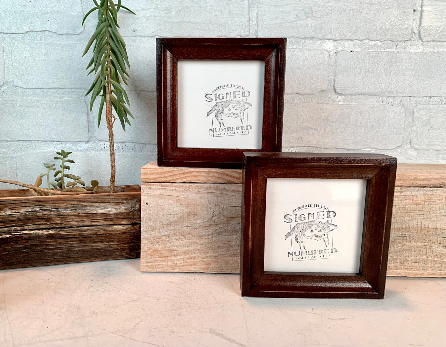 8x20" frame in Foxy Cove style - Choose your color - FREE SHIPPING