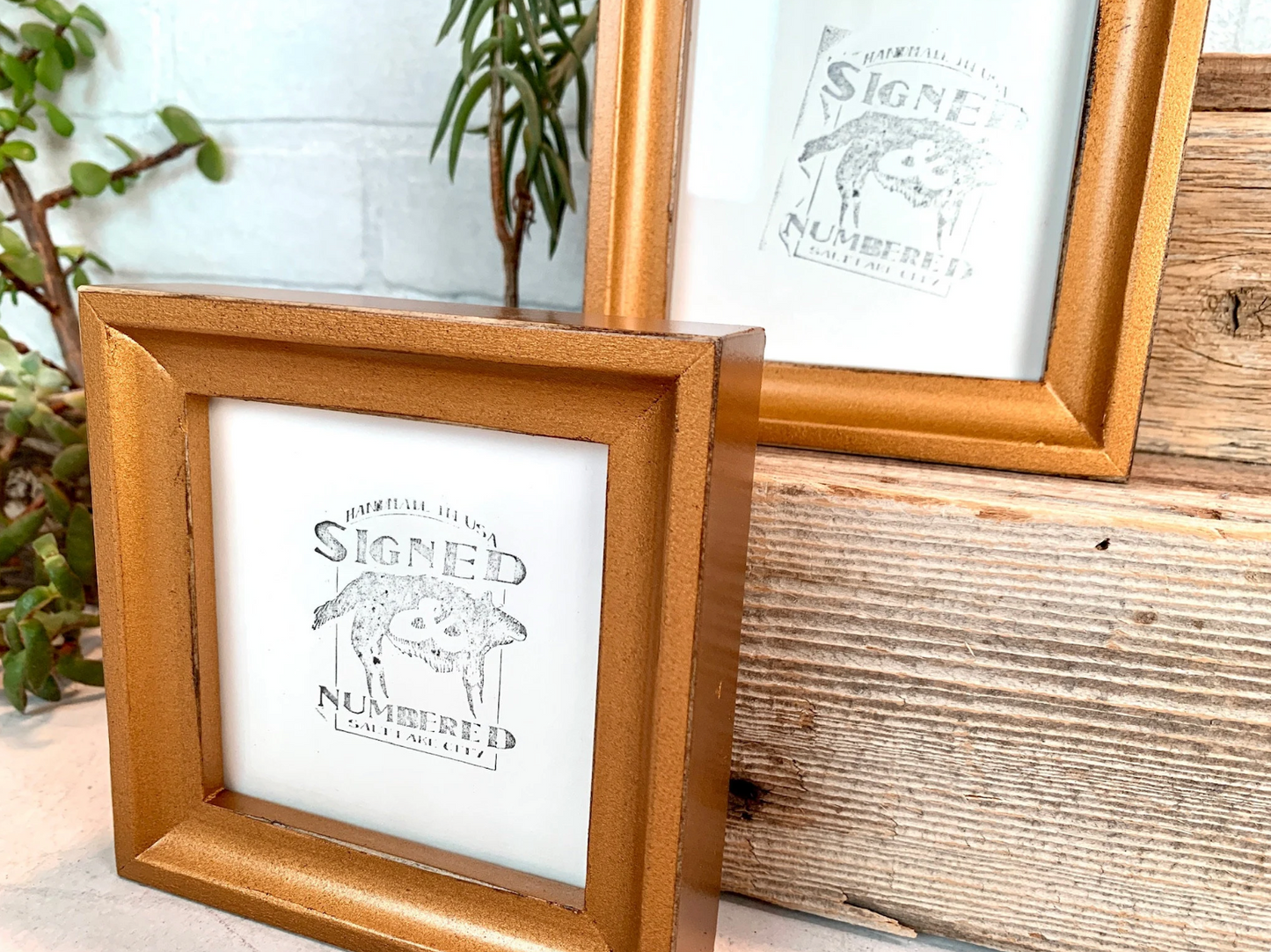 4x10" frame in Foxy Cove style - Choose your color - FREE SHIPPING