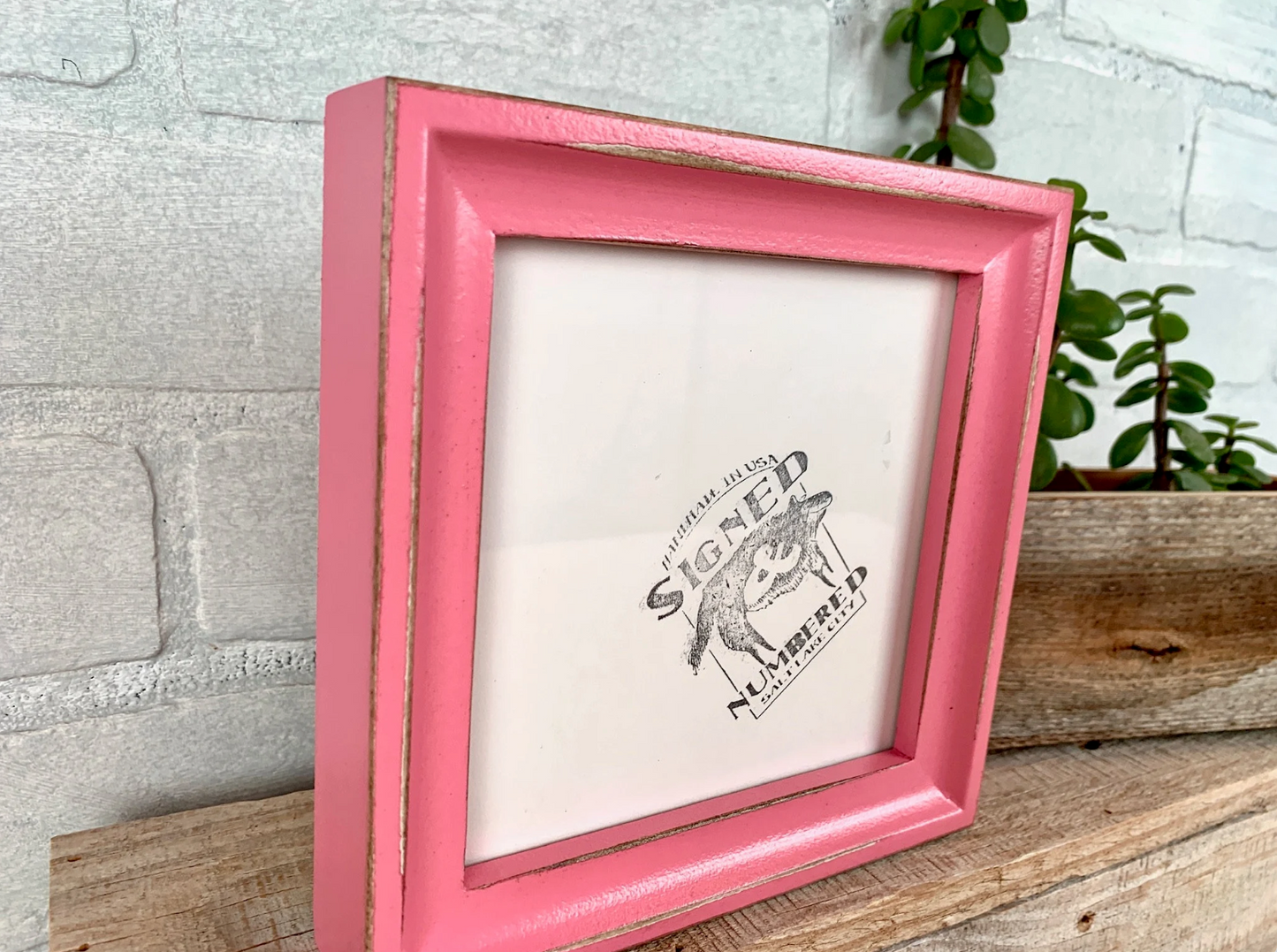 10x10" frame in Foxy Cove style - Choose your color - FREE SHIPPING