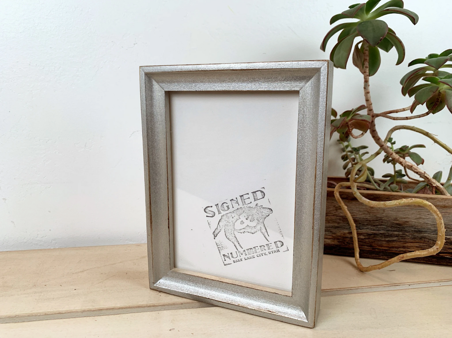 4x8" frame in Foxy Cove style - Choose your color - FREE SHIPPING