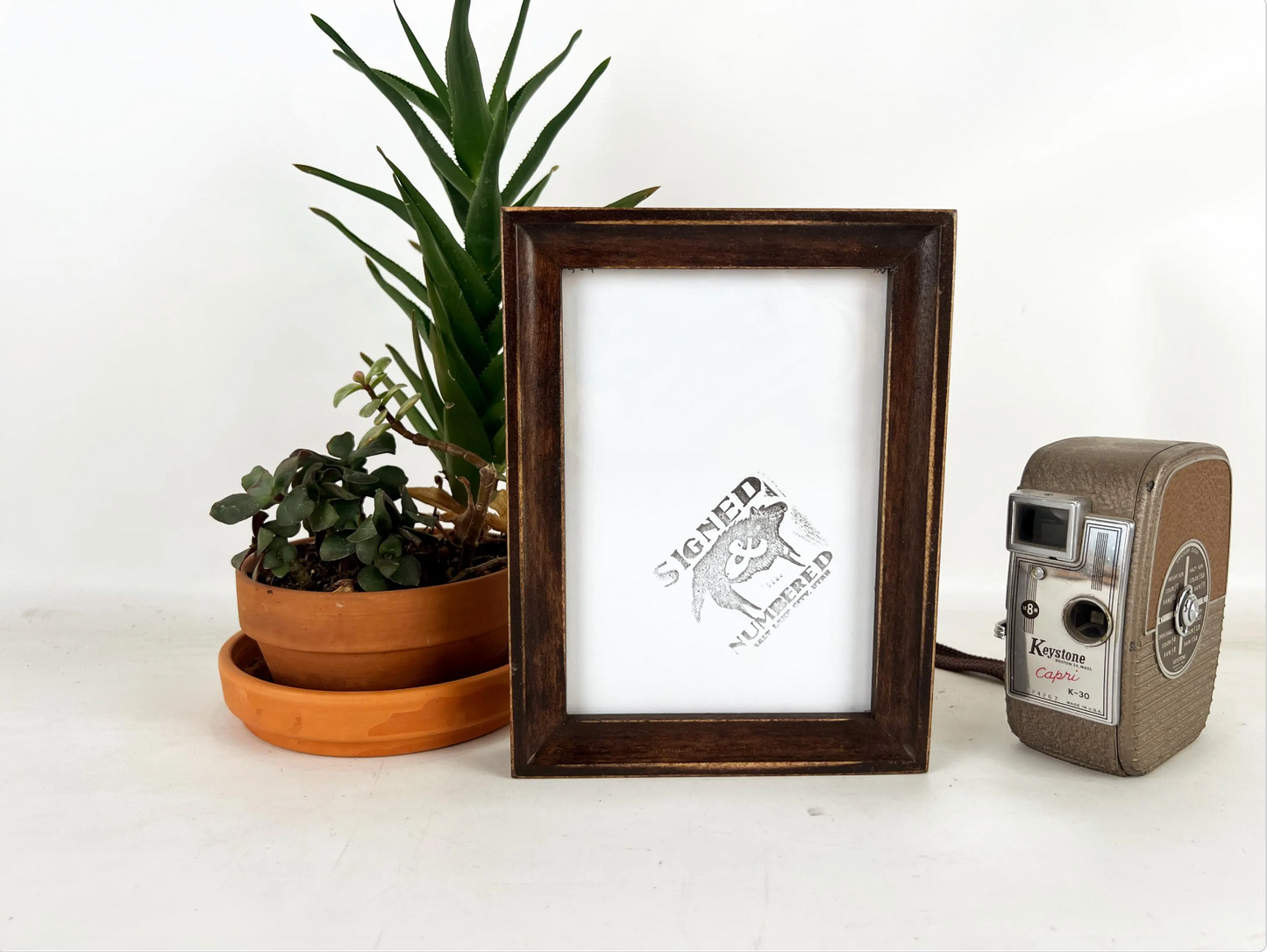 4x10" frame in Foxy Cove style - Choose your color - FREE SHIPPING
