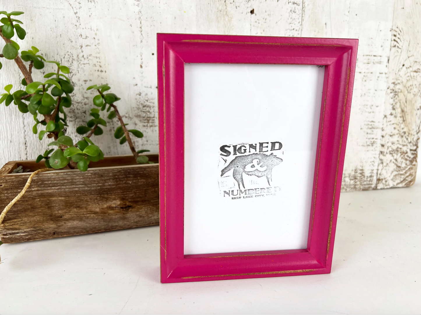 4x6" frame in Foxy Cove style - Choose your color - FREE SHIPPING
