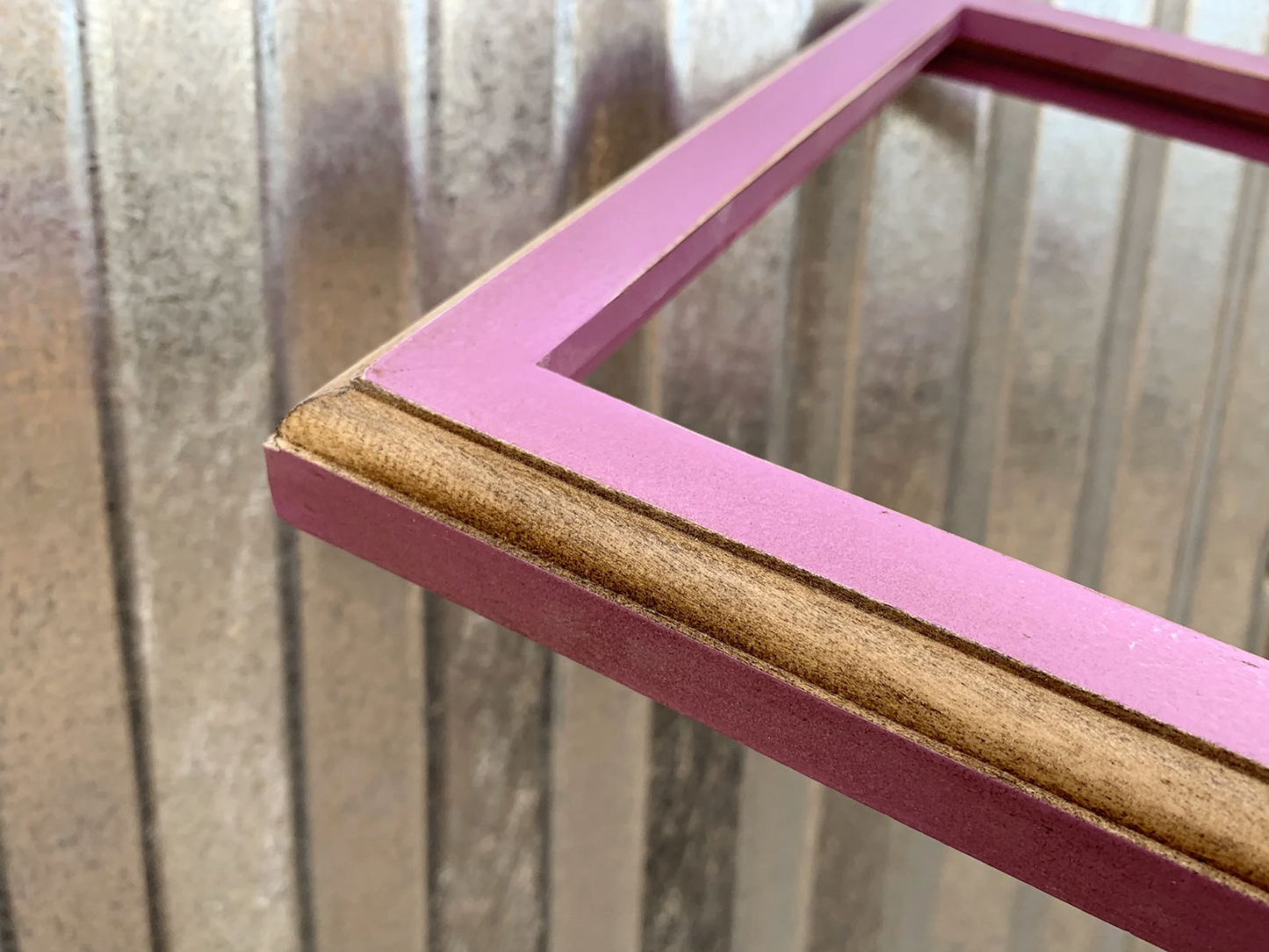 4x10" frame in 1x1 2Tone style - Choose your color - FREE SHIPPING