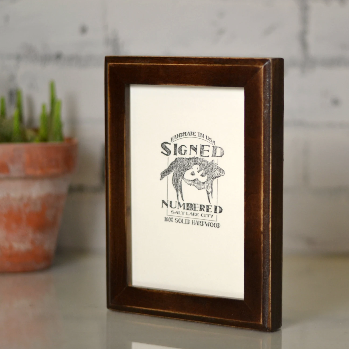 4x8" frame in 1x1 Outside Cove style - Choose your color - FREE SHIPPING