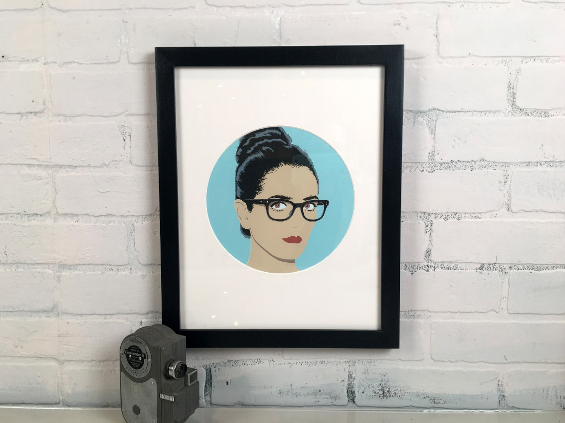 10x20" frame in 1x1 Flat style - Choose your color - FREE SHIPPING
